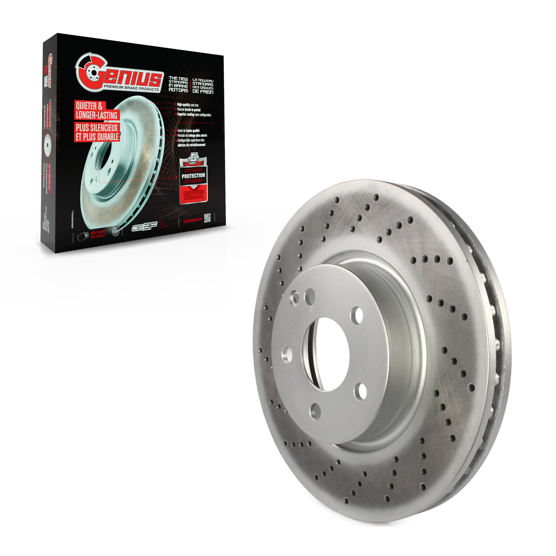 Genius GCR-980799OE Disc Brake Rotor for 2008-2019 Mercedes-Benz SLC300 product image