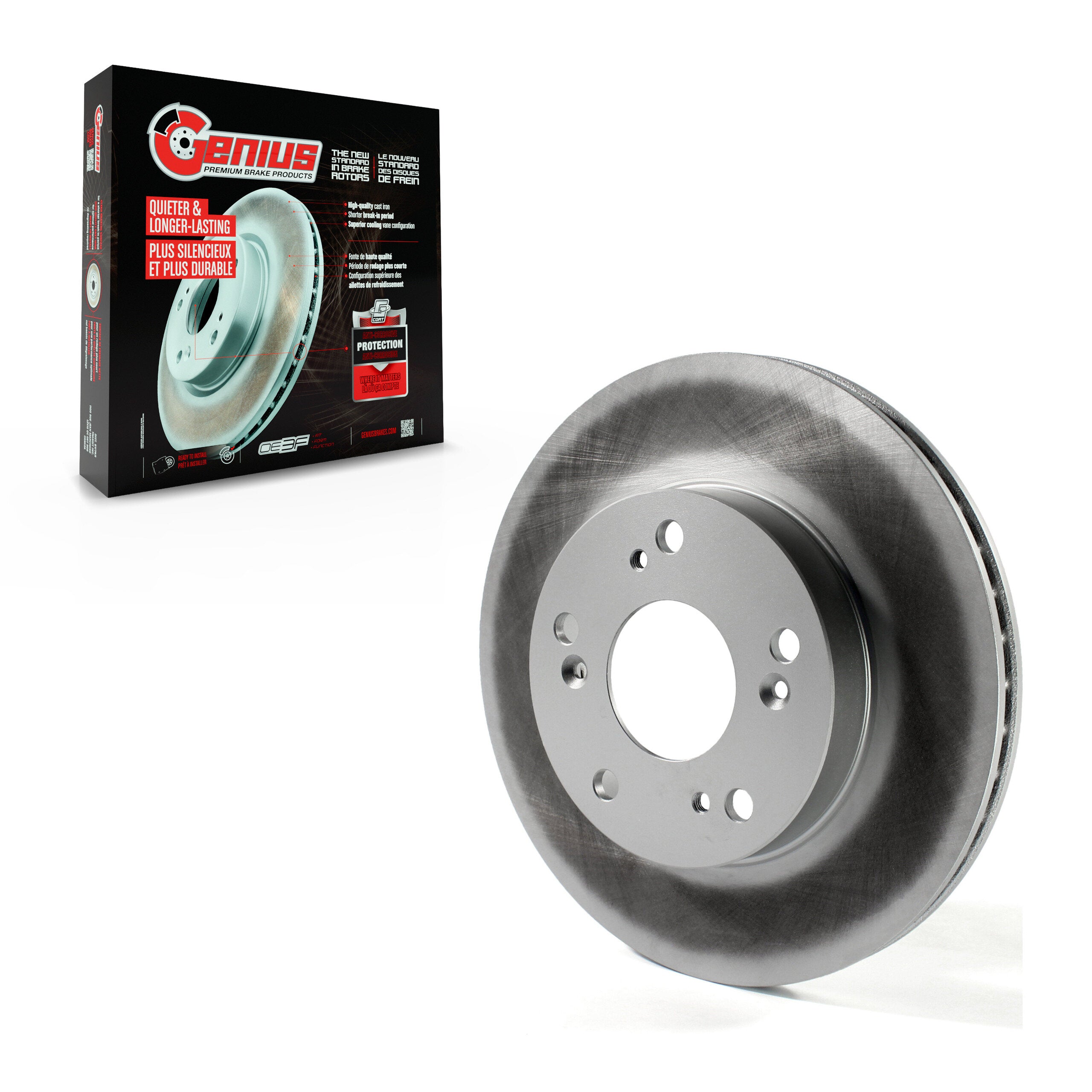 Genius GCR-980952 Disc Brake Rotor for 2012-2015 Honda Civic product image