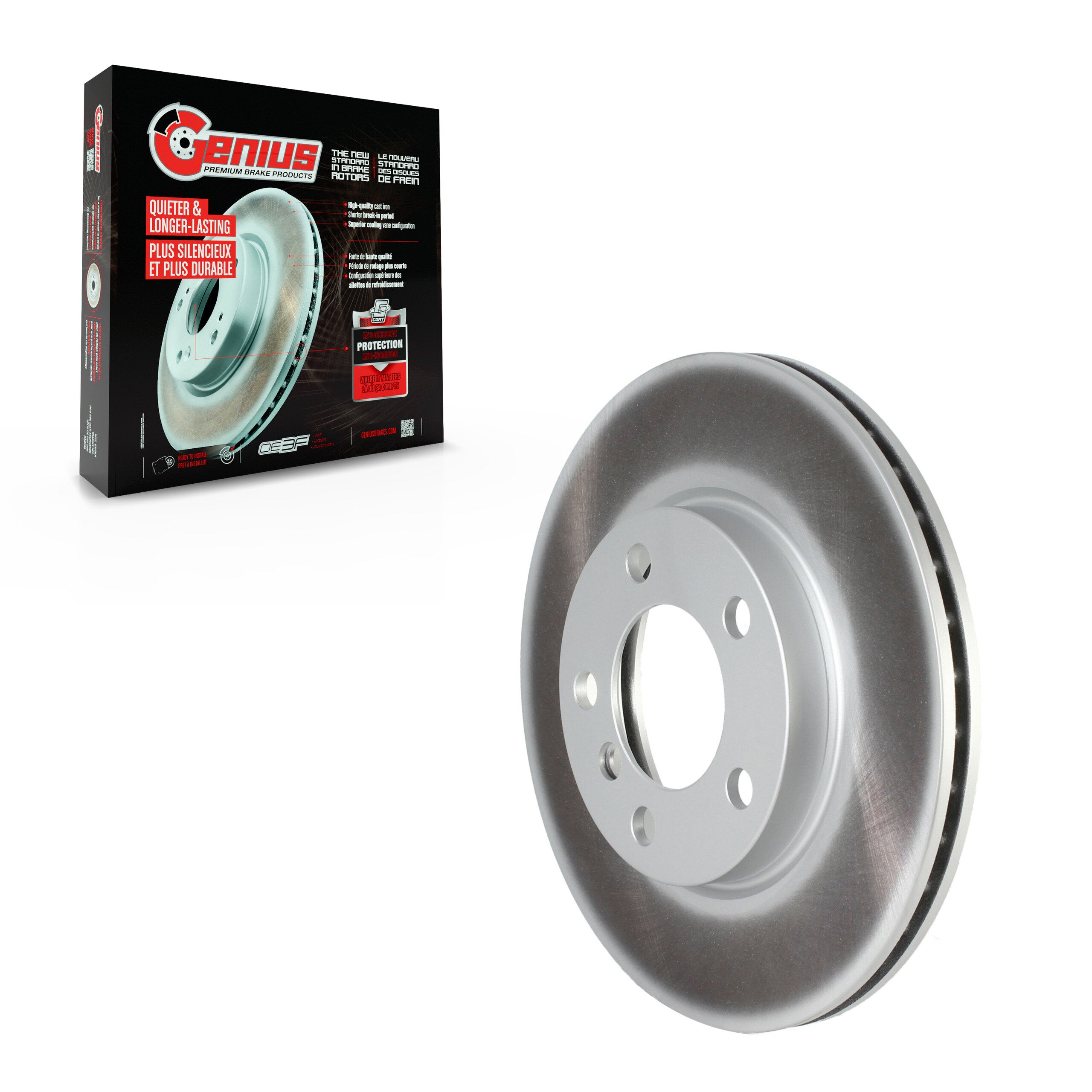 Genius GCR-980968 Disc Brake Rotor for 2011-2016 Mini Cooper Countryman product image