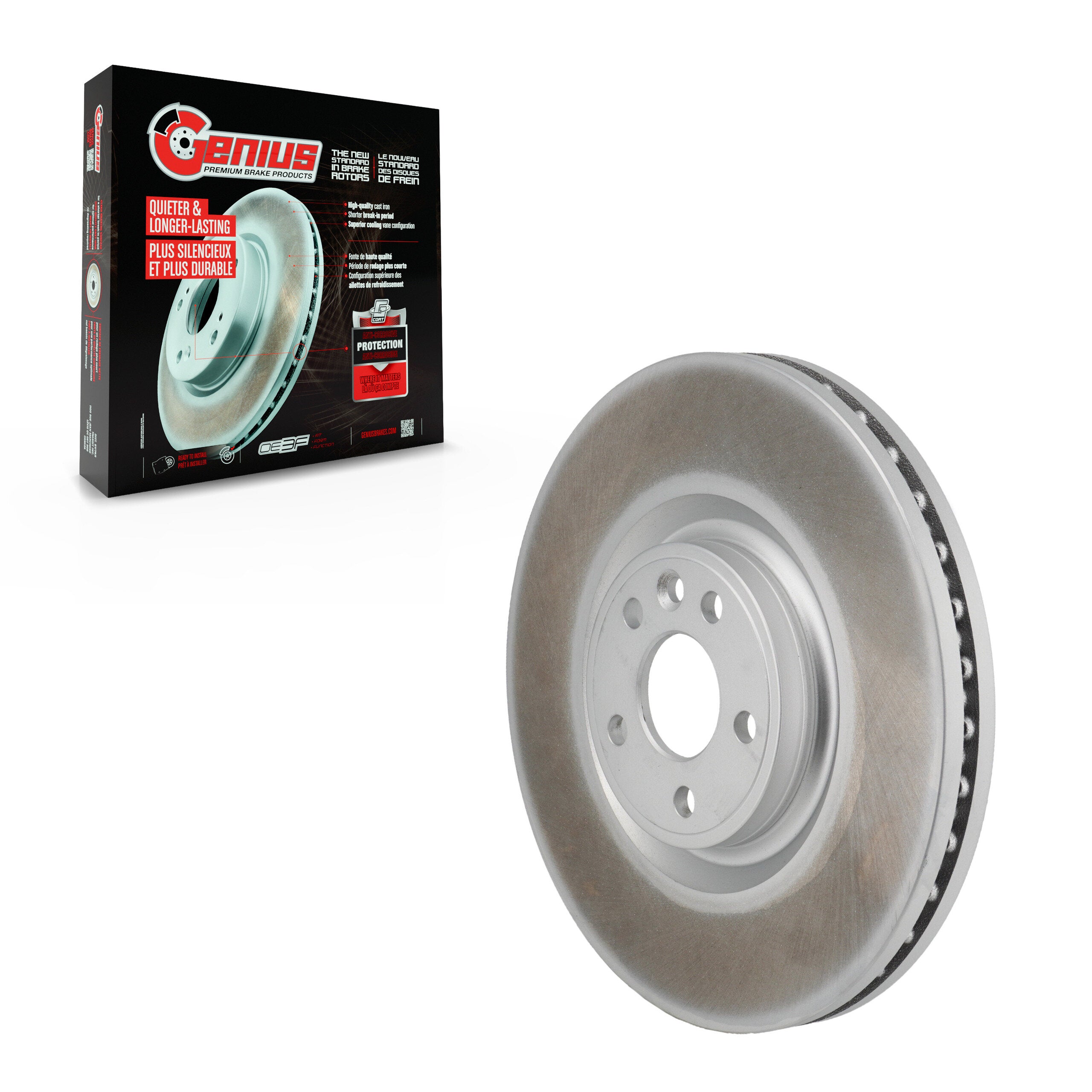 Genius GCR-982356 Disc Brake Rotor for 2016-2020 Jaguar E-Pace product image