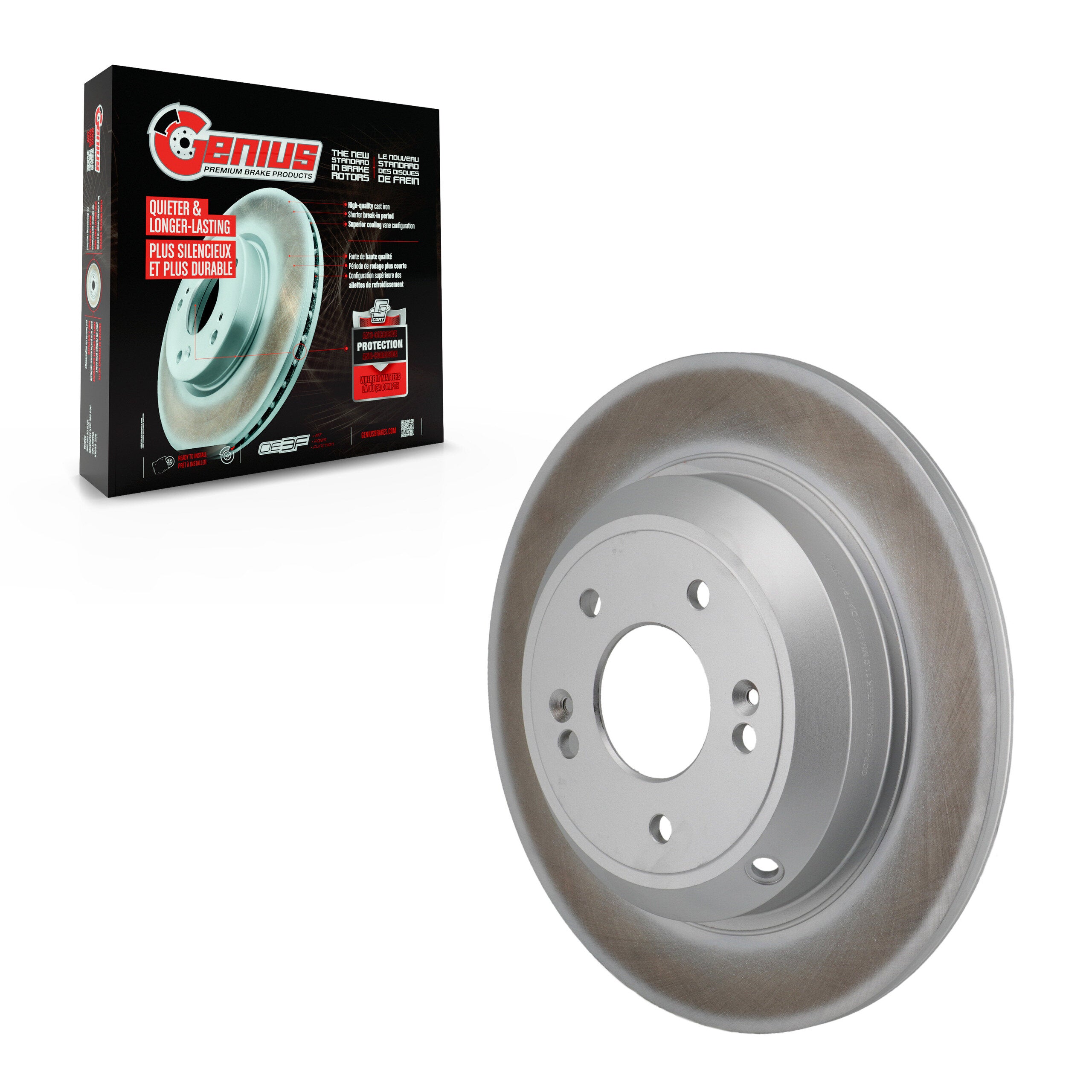 Genius GCR-982548 Disc Brake Rotor for 2018-2023 Genesis G70 product image