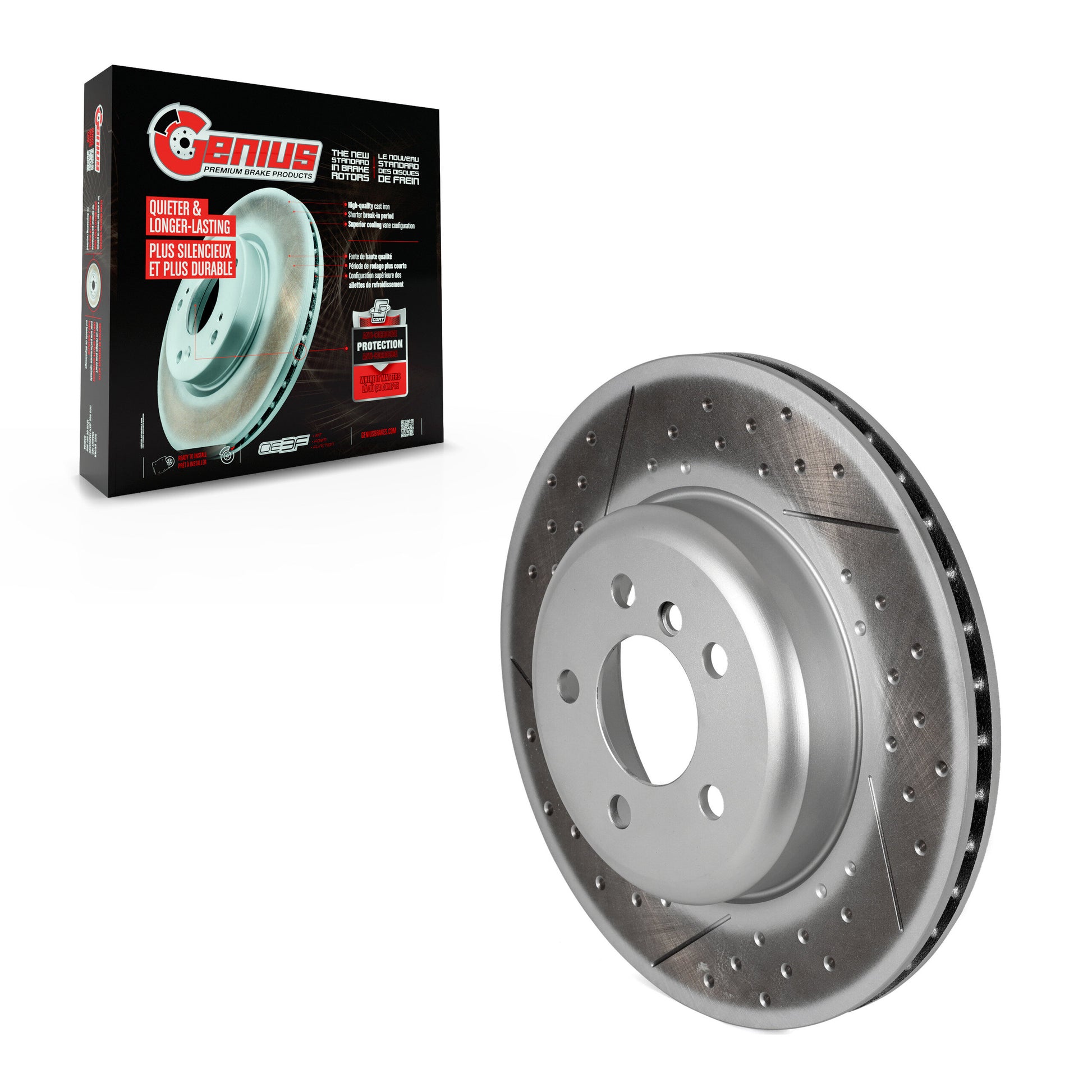 Genius GCR-G8116OE Disc Brake Rotor for 2013-2020 BMW 330i GT xDrive product image