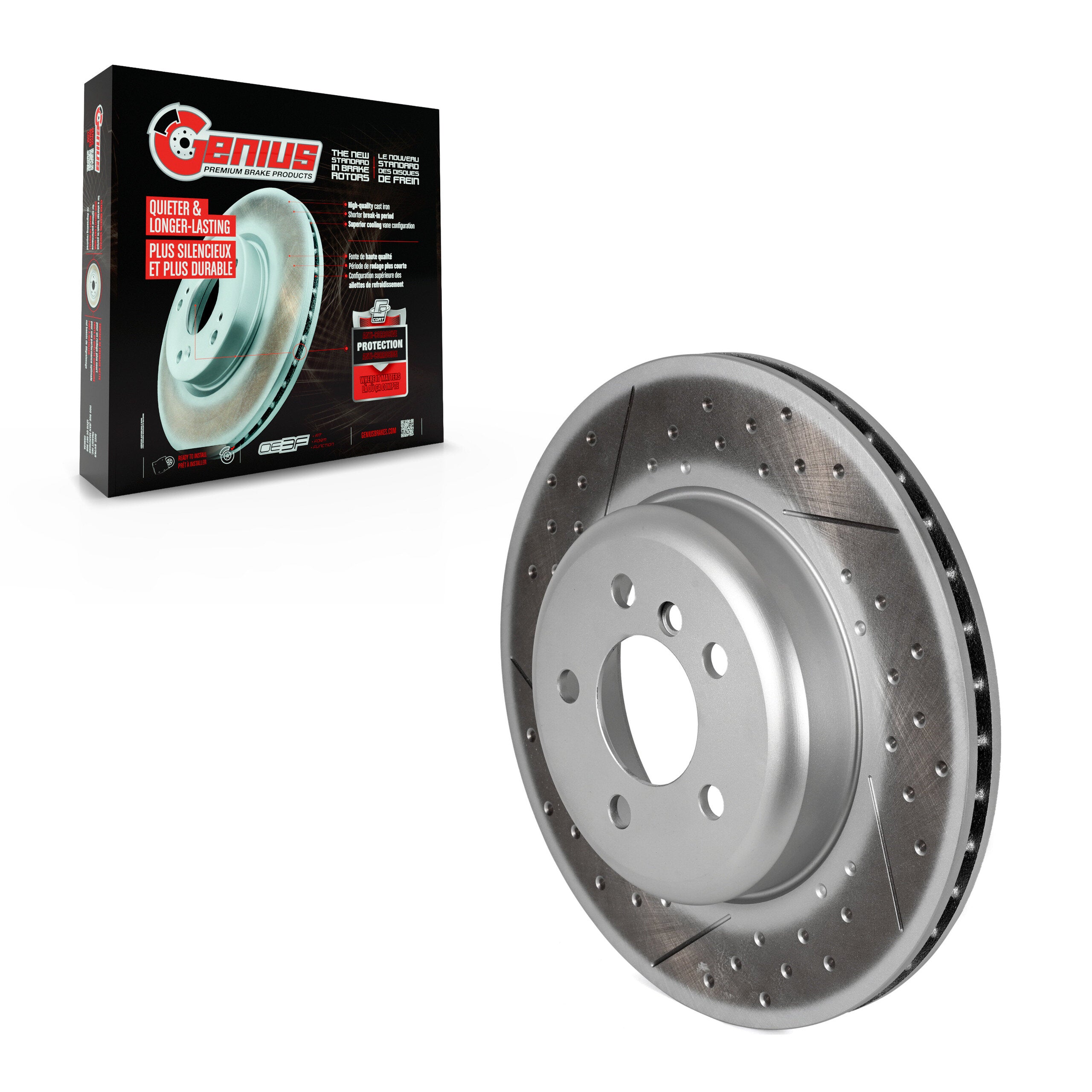 Genius GCR-G8116OE Disc Brake Rotor for 2013-2020 BMW 330i GT xDrive product image
