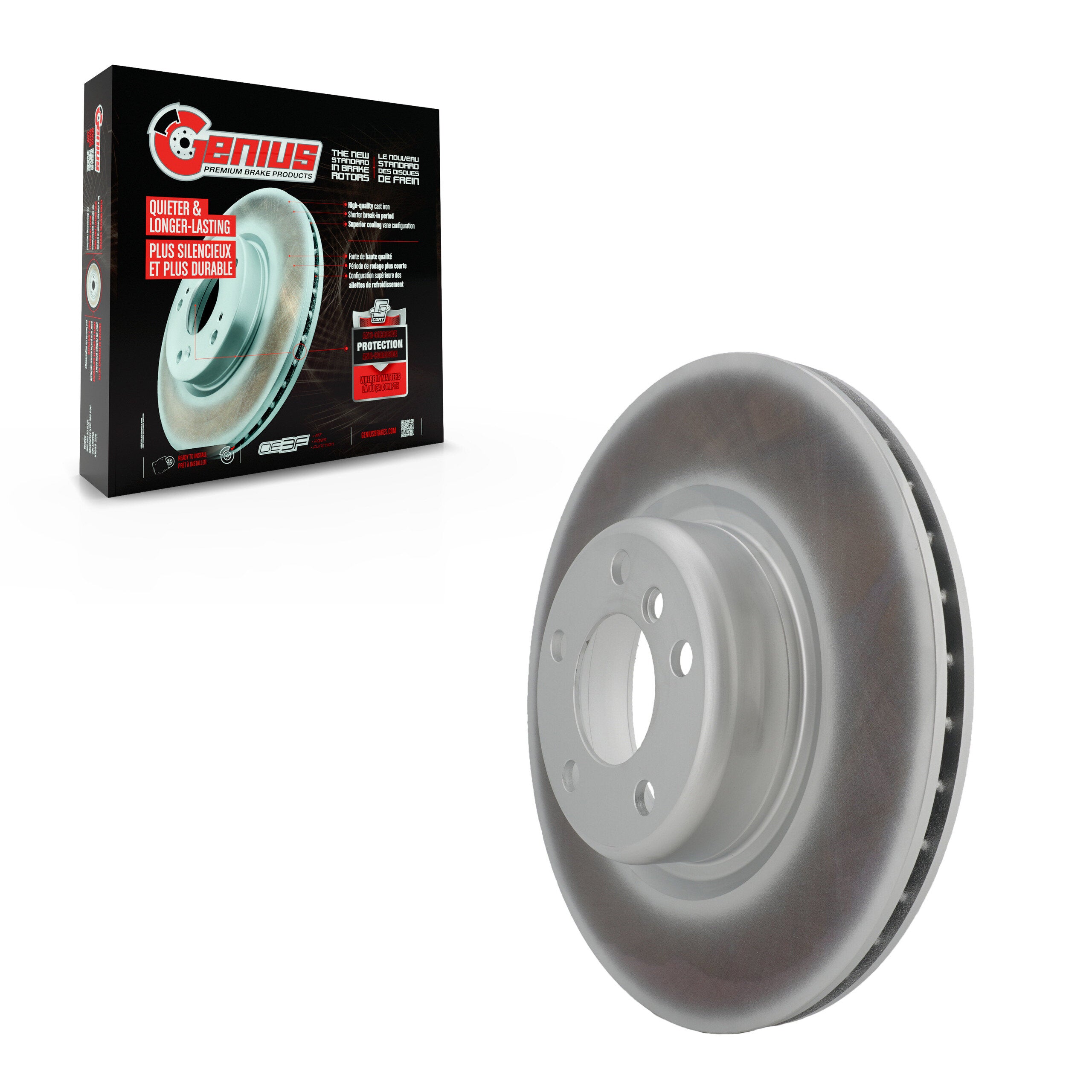 Genius GCR-G8167 Disc Brake Rotor for 2012-2020 BMW 230i product image