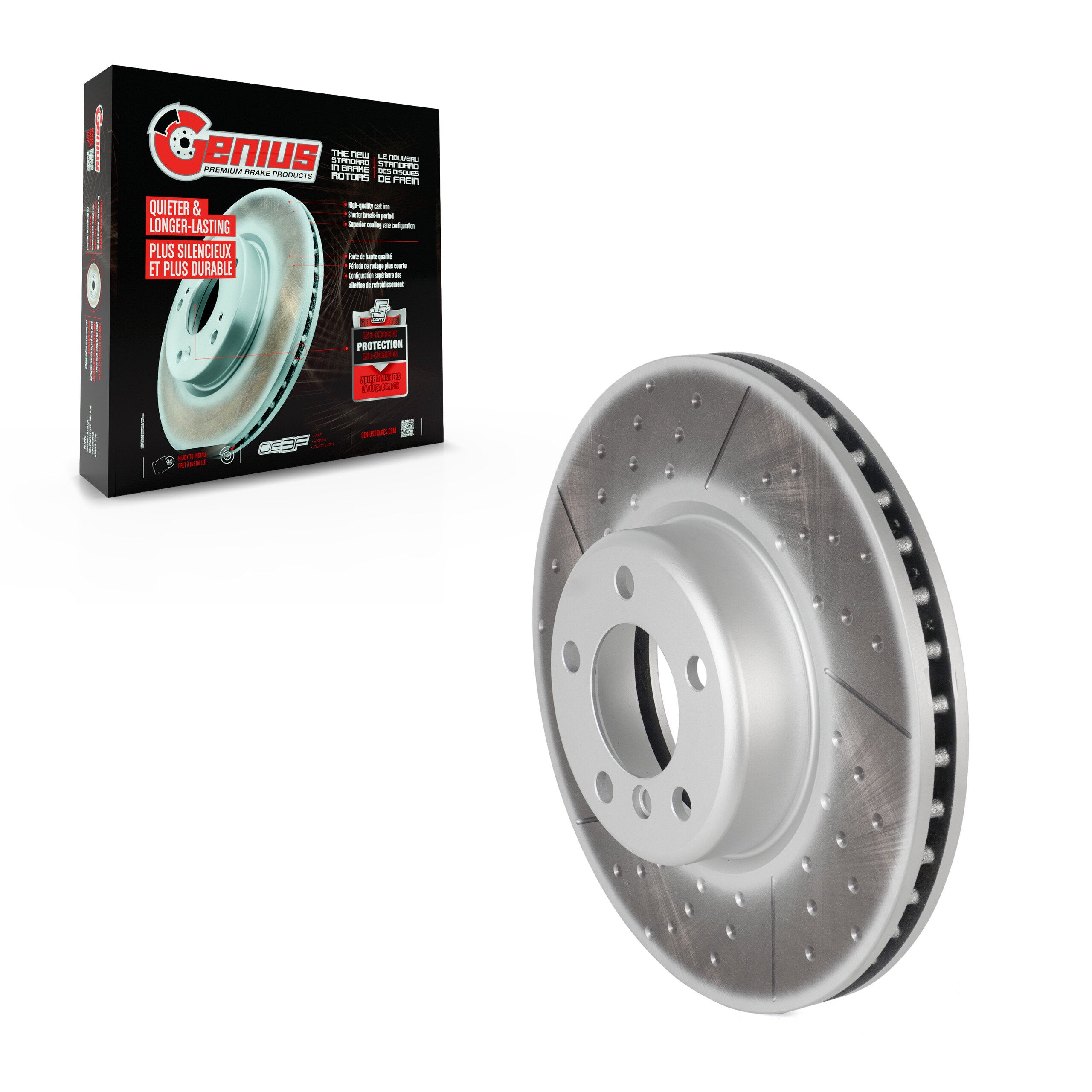 Genius GCR-G8168OE Disc Brake Rotor for 2012-2020 BMW 430i xDrive product image