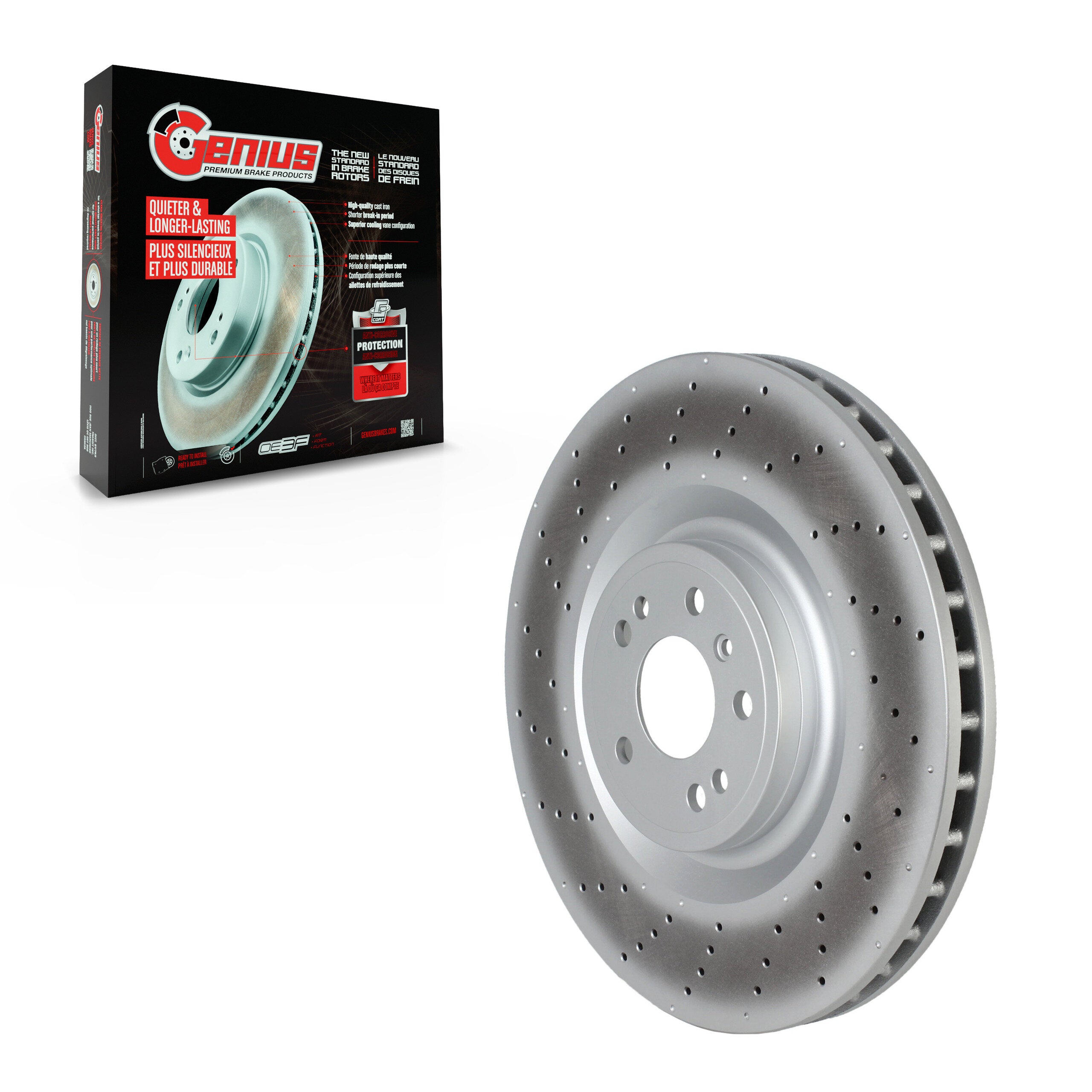 Genius GCR-G8245OE Disc Brake Rotor for 2012-2019 Mercedes-Benz GLE400 product image