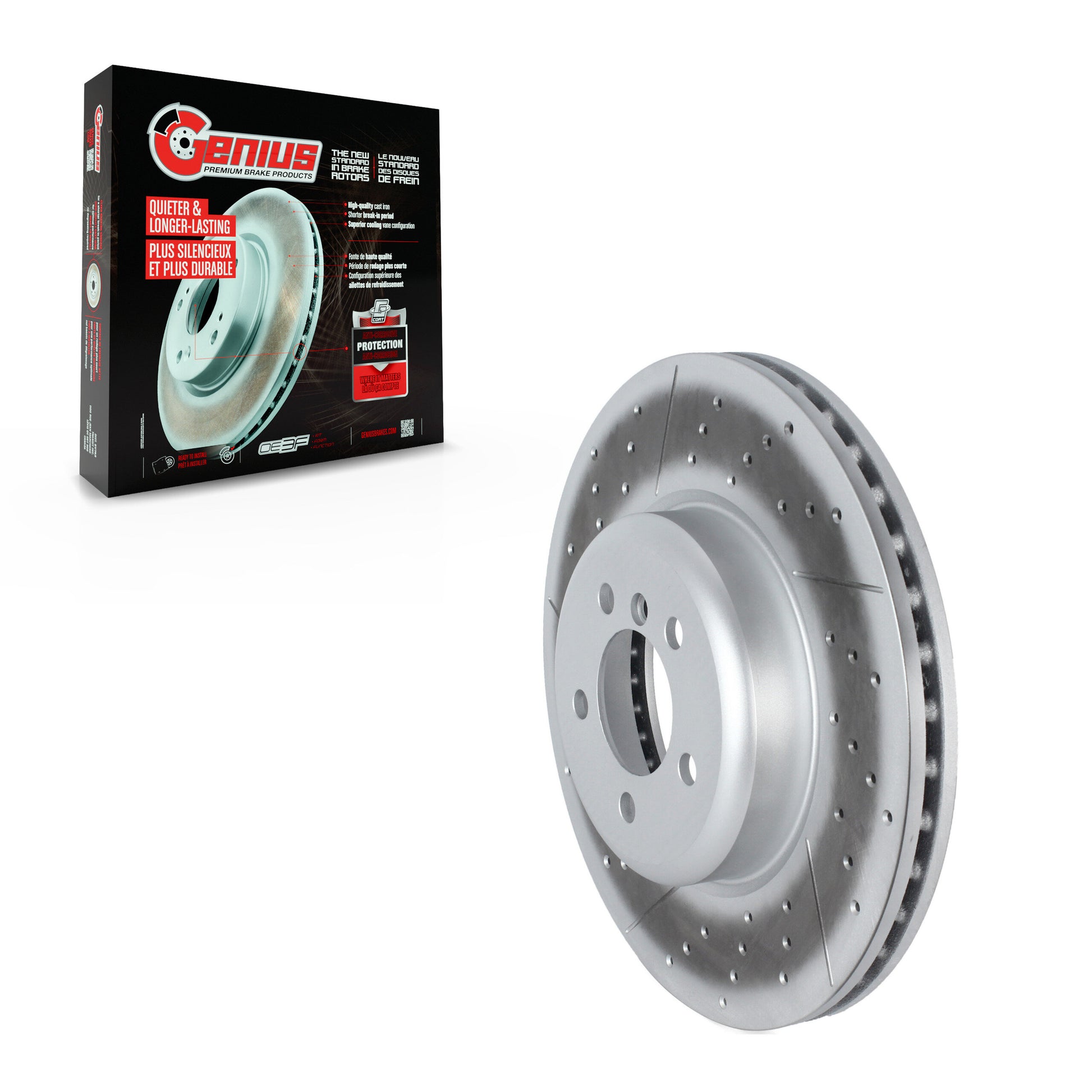Genius GCR-G8251OE Disc Brake Rotor for 2012-2021 BMW 330i product image