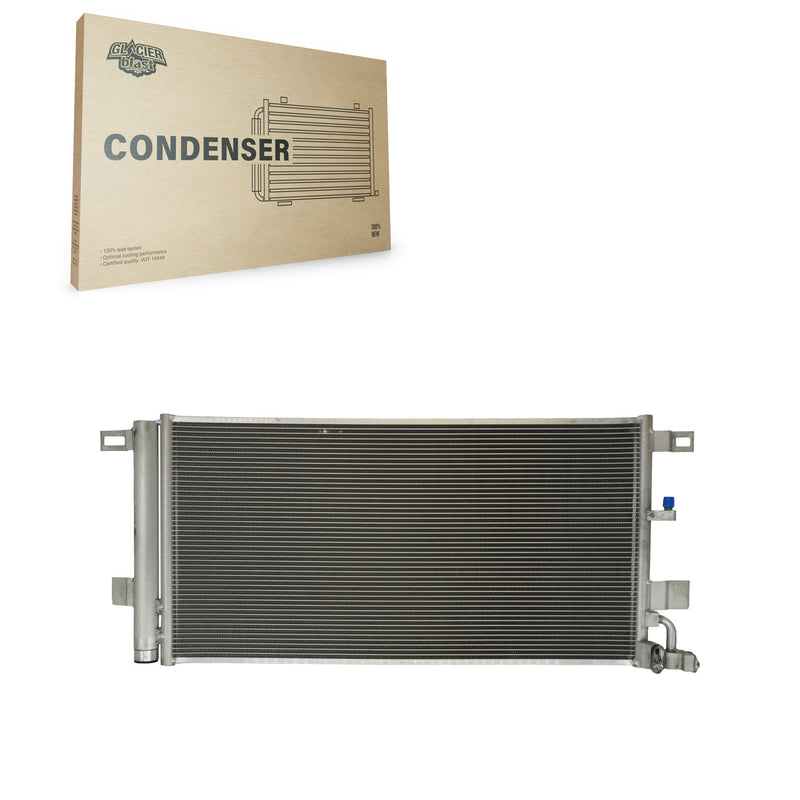 Glacier Blast GLB-AD30057 A/C Condenser for 2017-2024 Audi A7 Sportback, Audi A4 allroad and More
