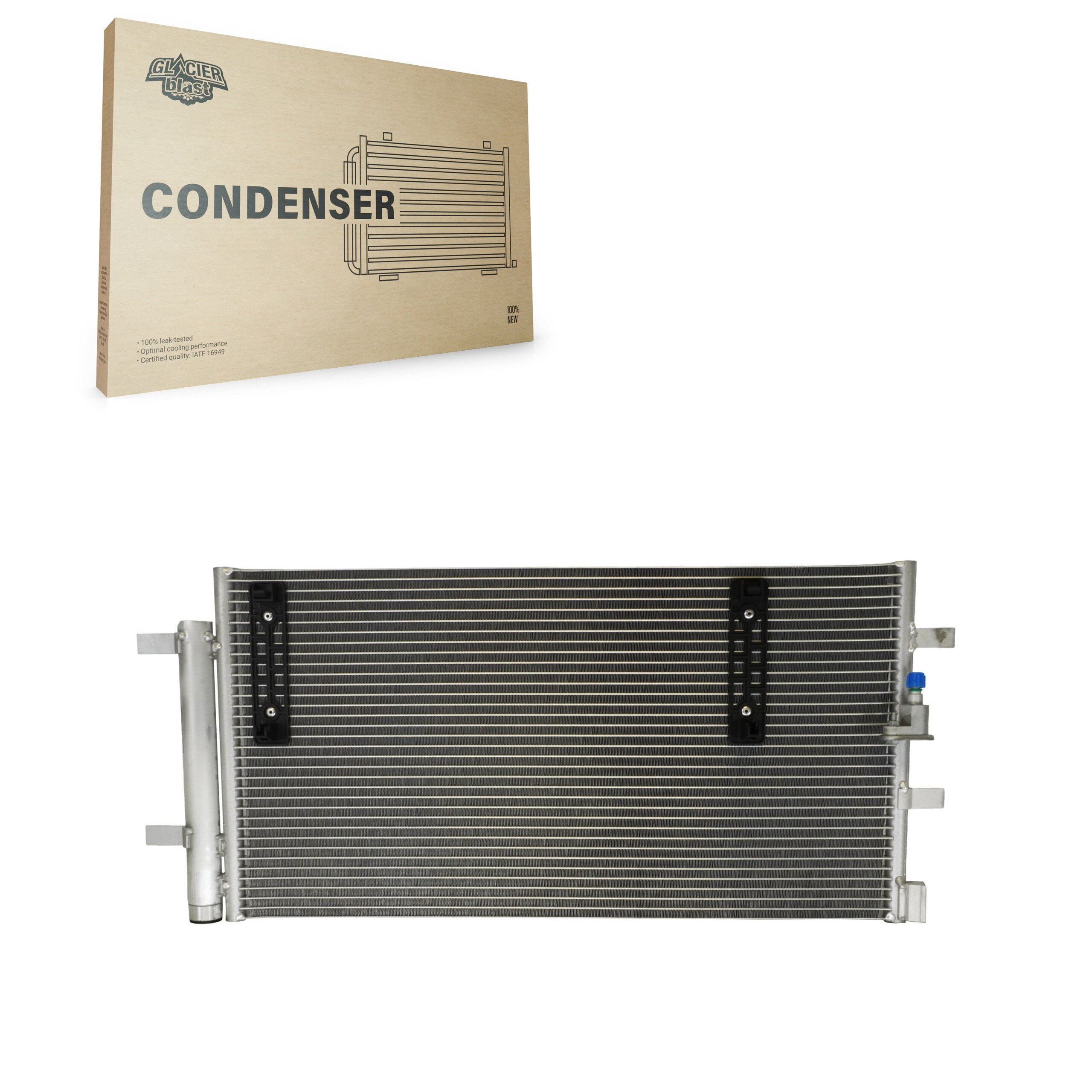 Glacier Blast GLB-AD3868 A/C Condenser for 2008-2012 Audi A4, Audi A5 and More
