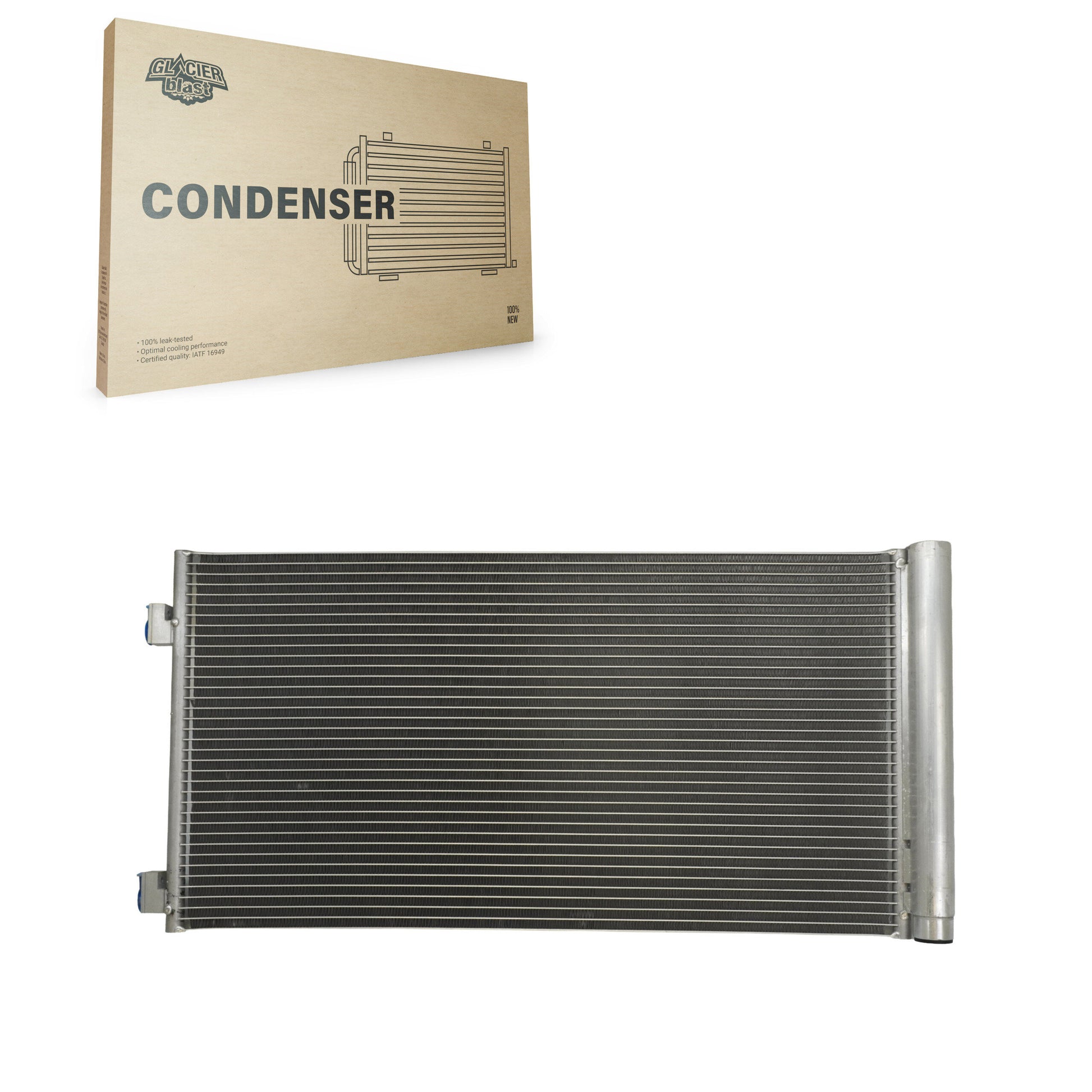 Glacier Blast GLB-BM3989 A/C Condenser for 2010-2015 Mini Cooper