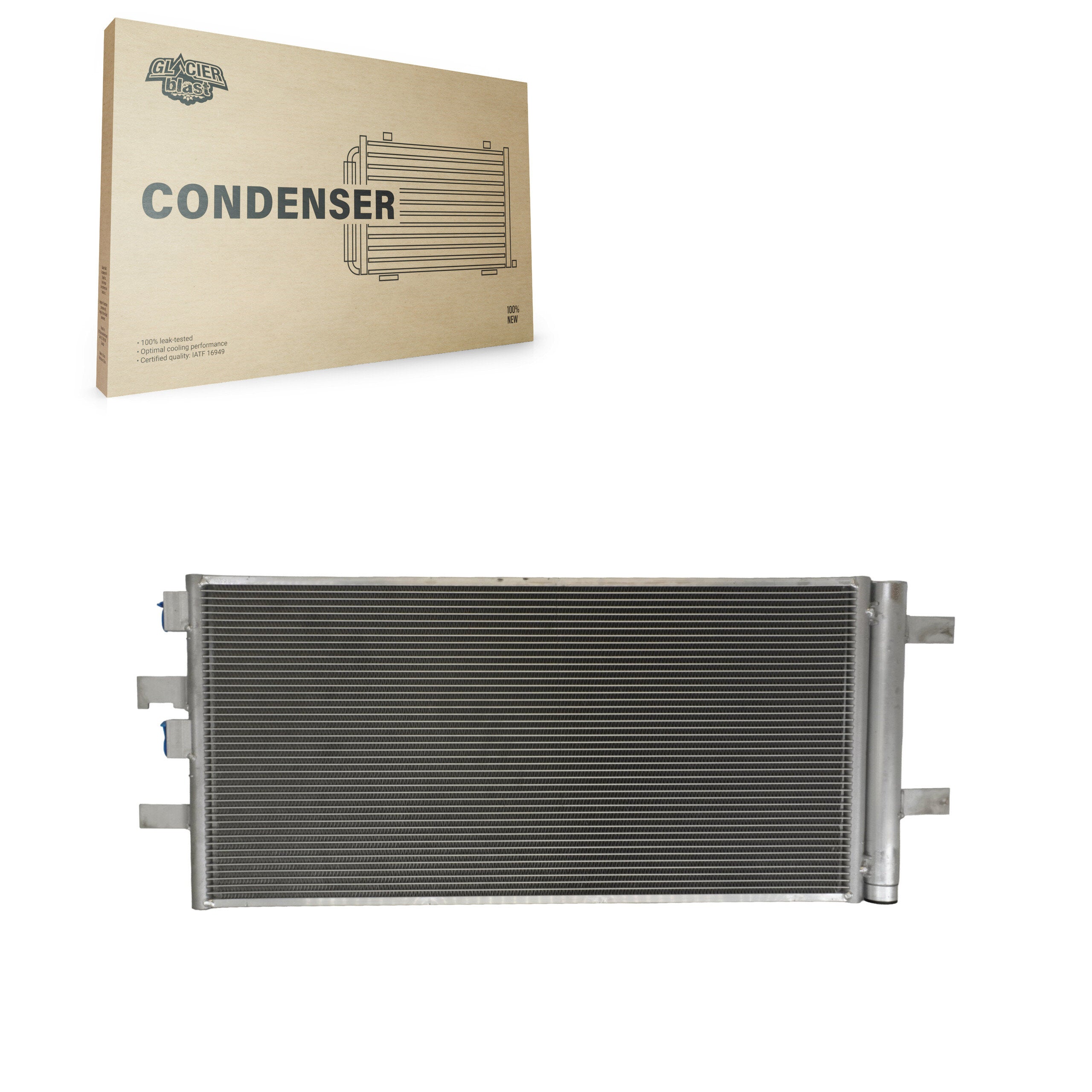Glacier Blast GLB-BM4762 A/C Condenser for 2014-2024 Mini Cooper Clubman, Mini Cooper