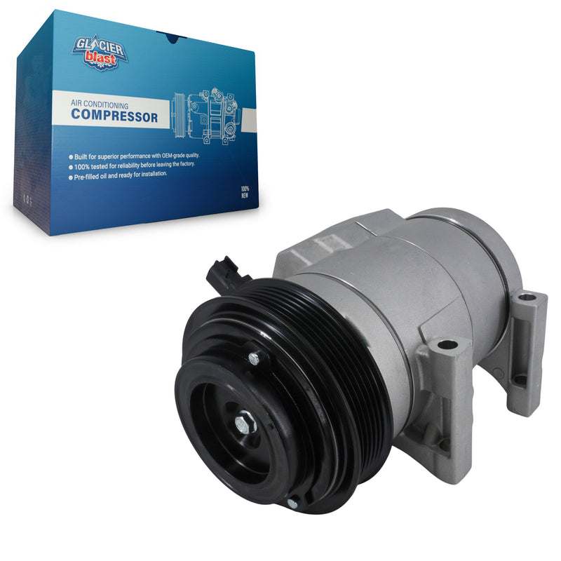 Glacier Blast GLB-CH12904 A/C Compressor for 2011-2015 Chrysler 300, Dodge Challenger and More