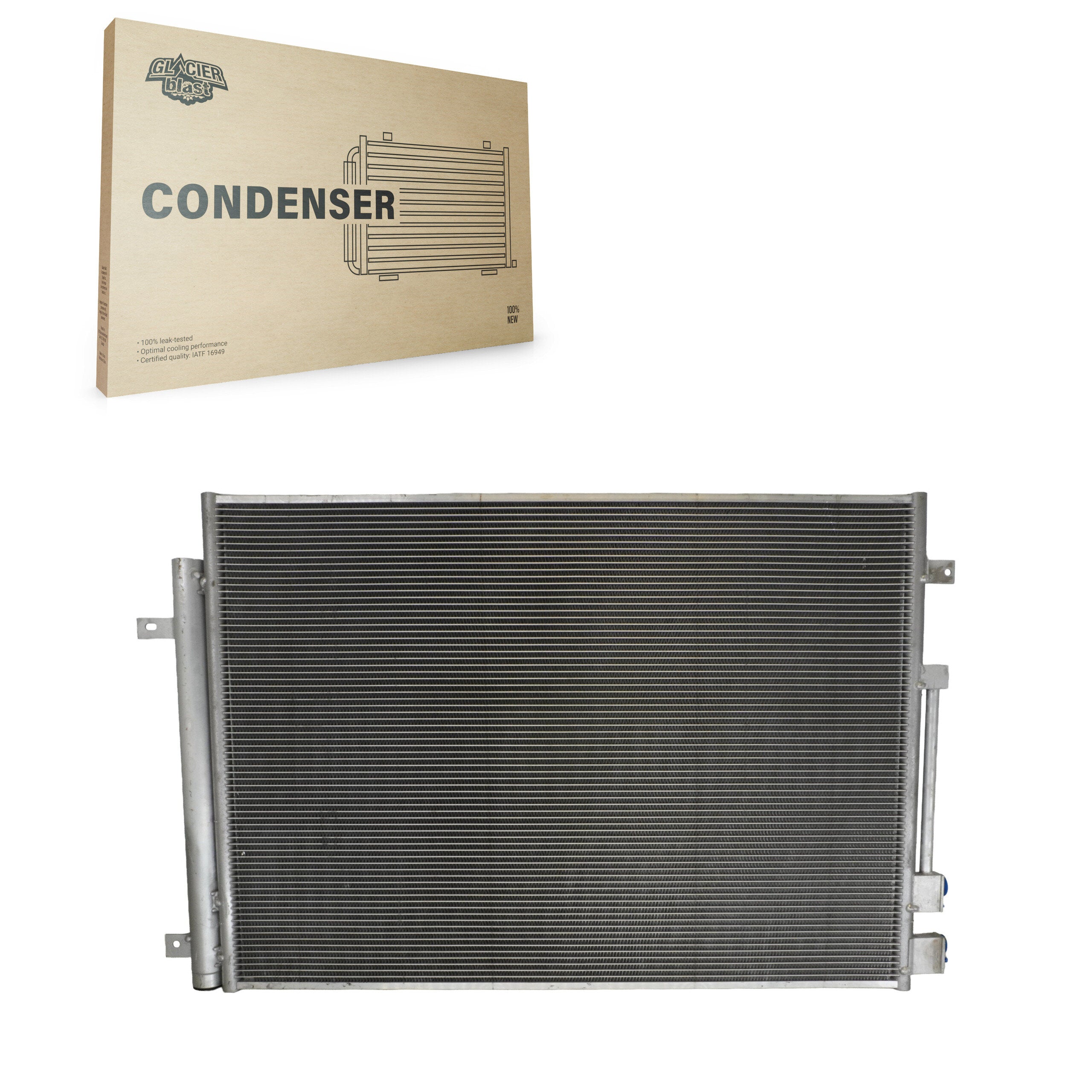 Glacier Blast GLB-CH30036 A/C Condenser for 2017-2025 Chrysler Grand Caravan, Chrysler Voyager and More