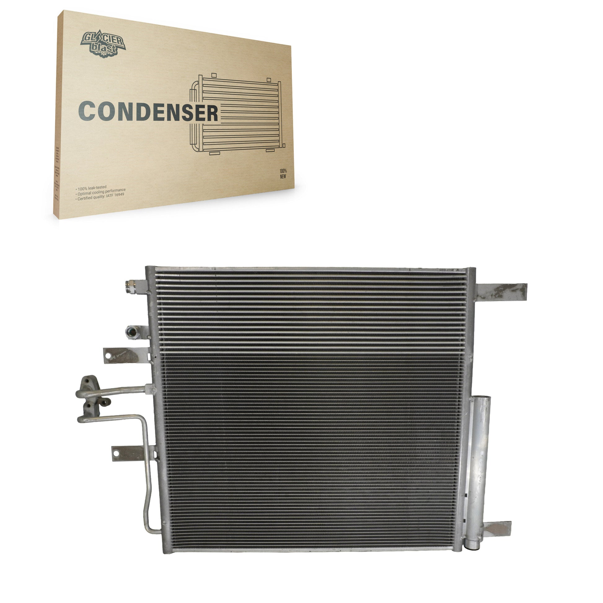 Glacier Blast GLB-CH30129 A/C Condenser for 2019-2025 Ram 1500, Ram 1500 Classic
