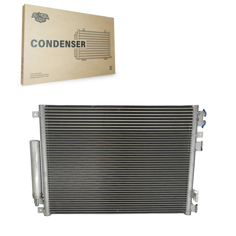 Glacier Blast GLB-CH3237 A/C Condenser for 2005-2019 Dodge Challenger, Dodge Charger and More