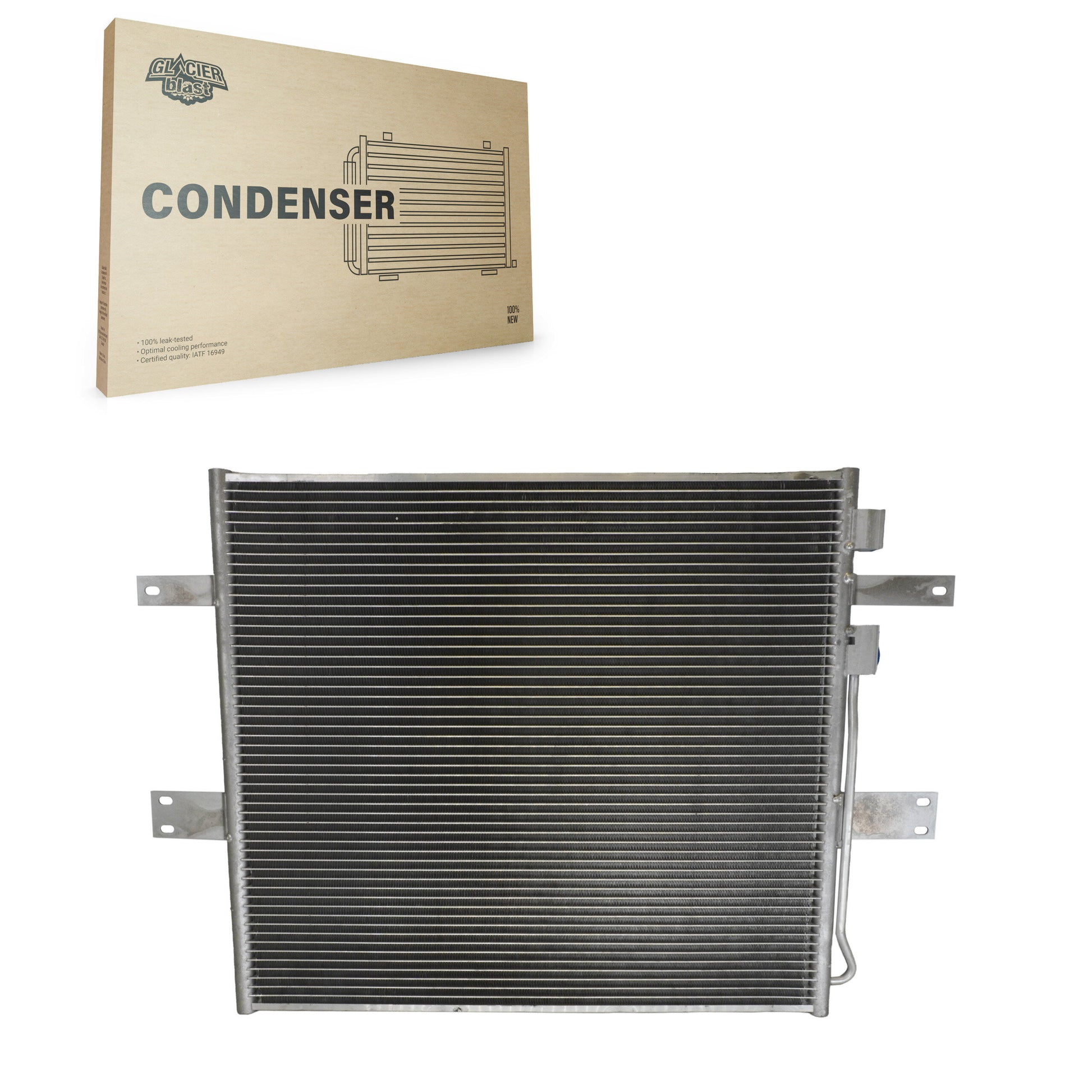 Glacier Blast GLB-CH3265 A/C Condenser for 2003-2009 Dodge Ram 2500, Dodge Ram 3500