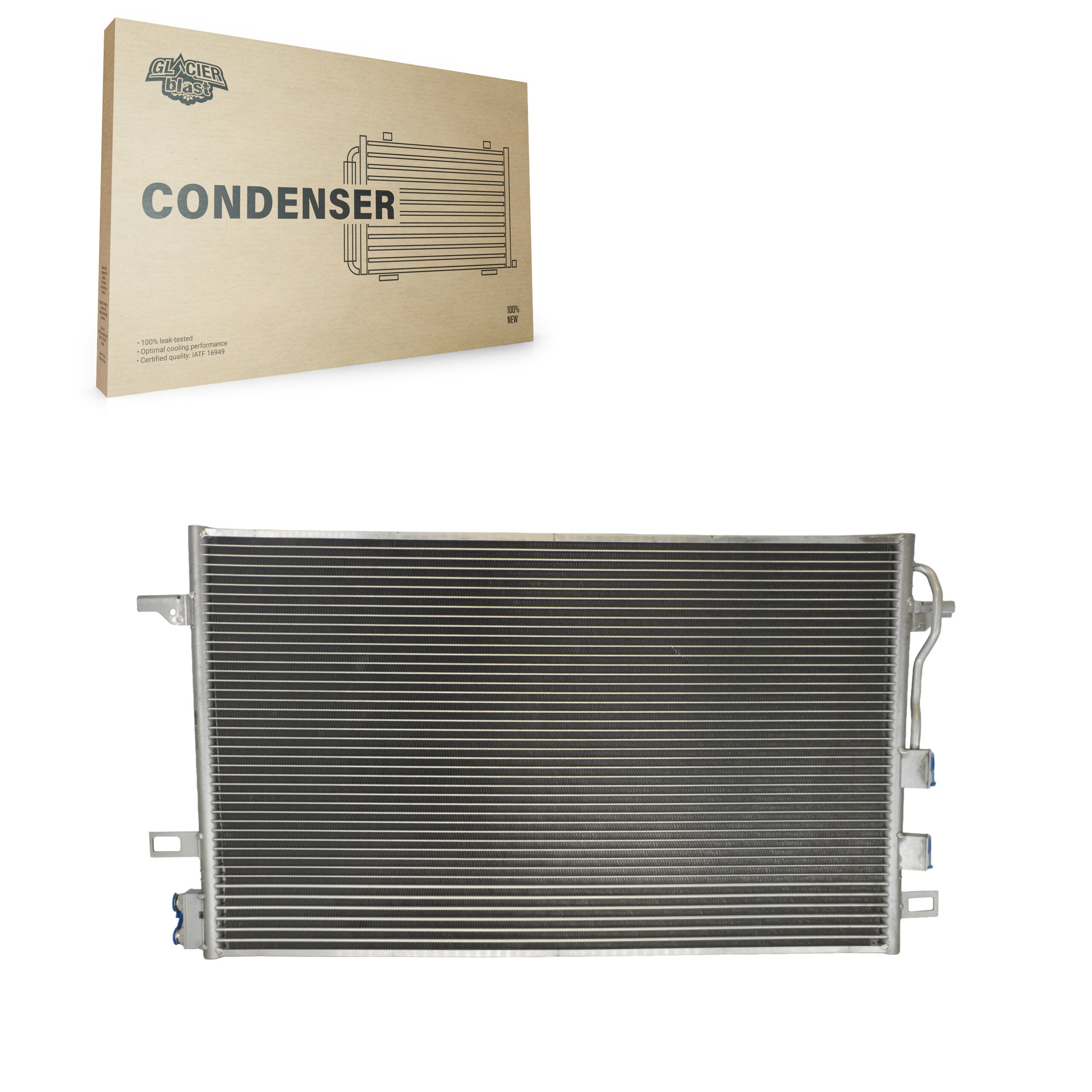 Glacier Blast GLB-CH3320 A/C Condenser for 2005-2007 Chrysler Town & Country, Dodge Caravan and More