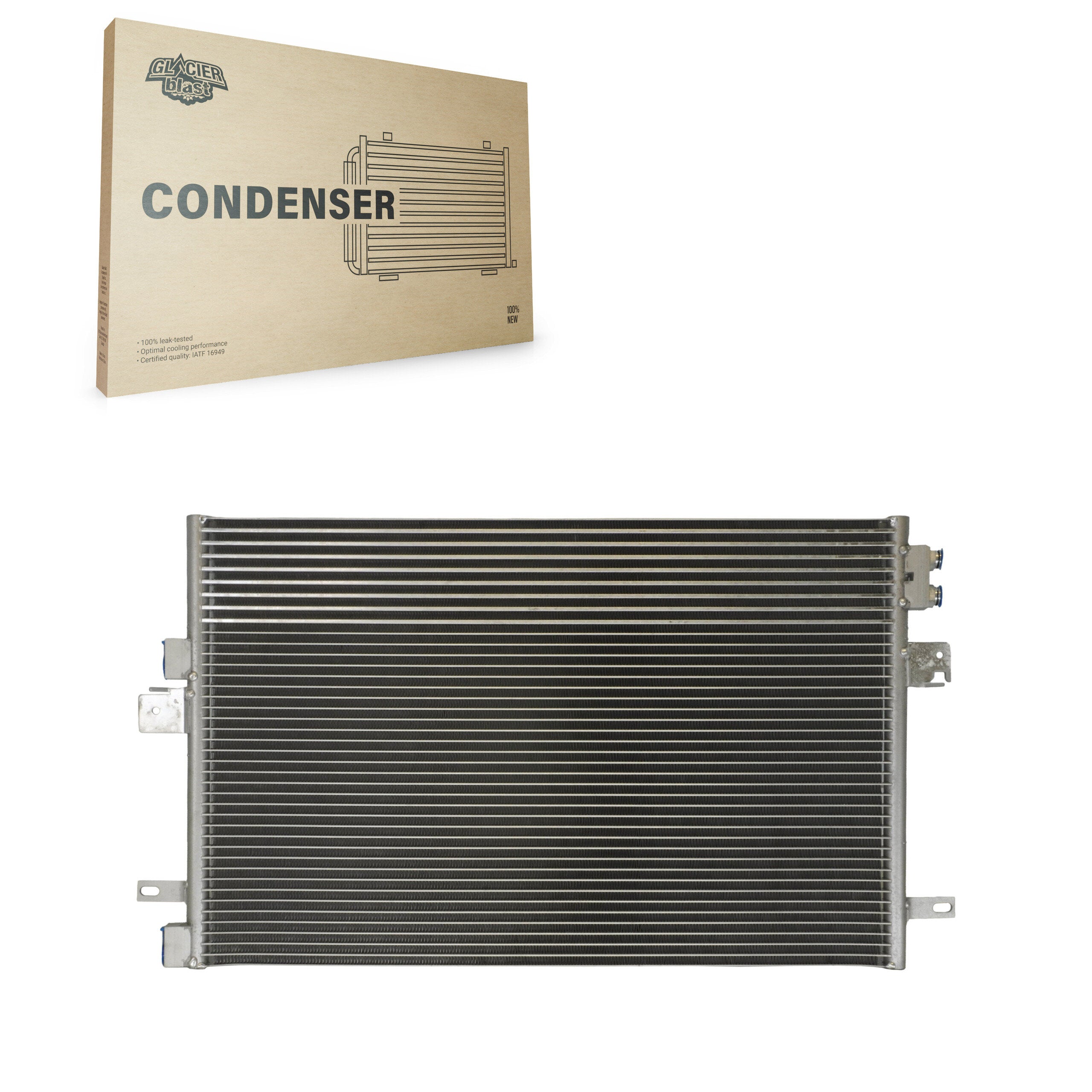 Glacier Blast GLB-CH3586 A/C Condenser for 2007-2014 Chrysler 200, Dodge Avenger and More