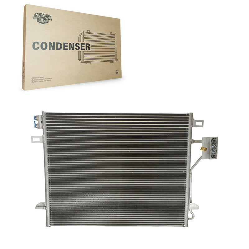 Glacier Blast GLB-CH3682 A/C Condenser for 2008-2020 Ram C/V, Volkswagen Routan and More