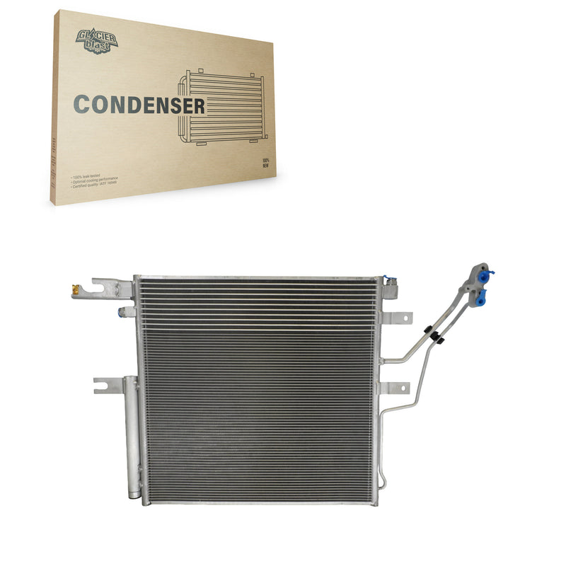 Glacier Blast GLB-CH3886 A/C Condenser for 2010-2016 Ram 2500, Ram 3500 and More