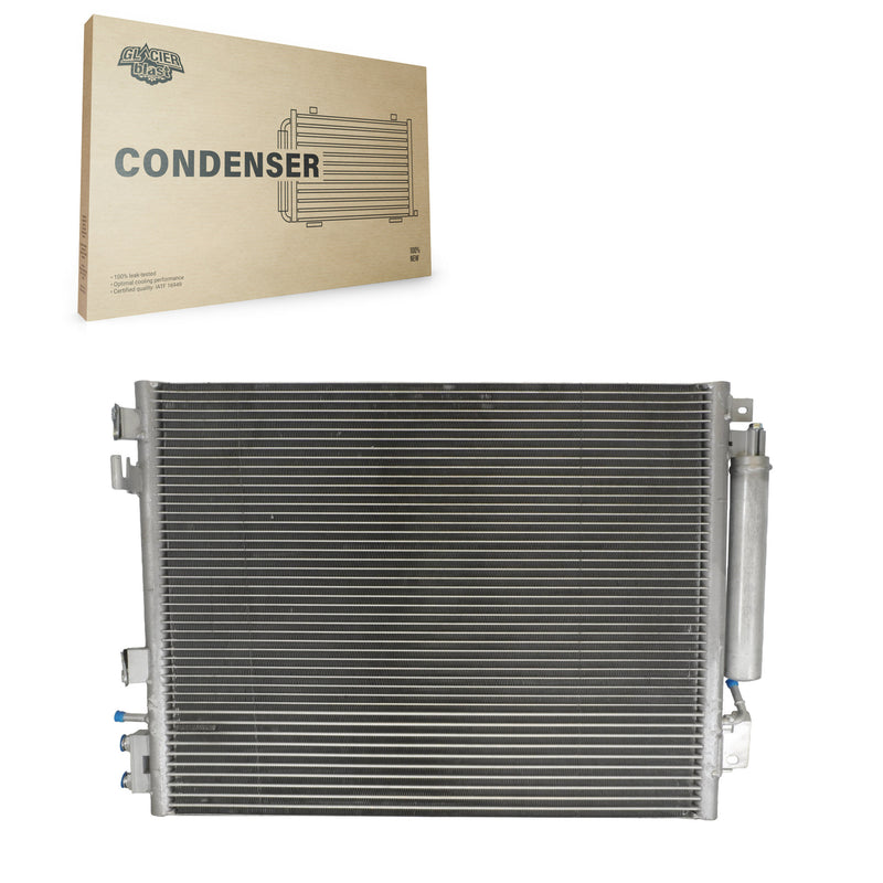 Glacier Blast GLB-CH3897 A/C Condenser for 2009-2023 Dodge Challenger, Dodge Charger and More