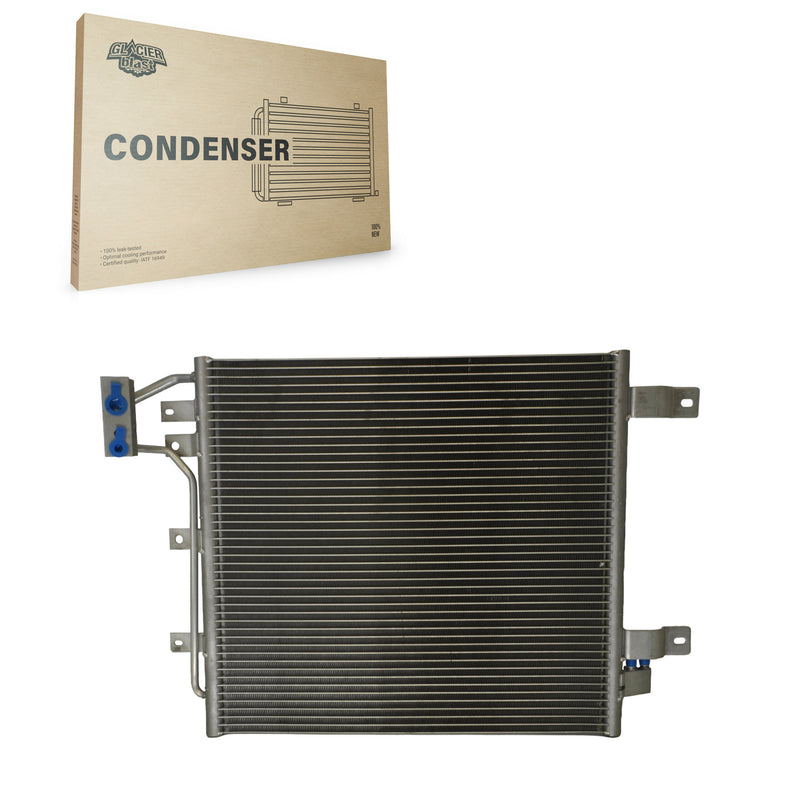 Glacier Blast GLB-CH4239 A/C Condenser for 2012-2018 Jeep Wrangler JK, Jeep Wrangler
