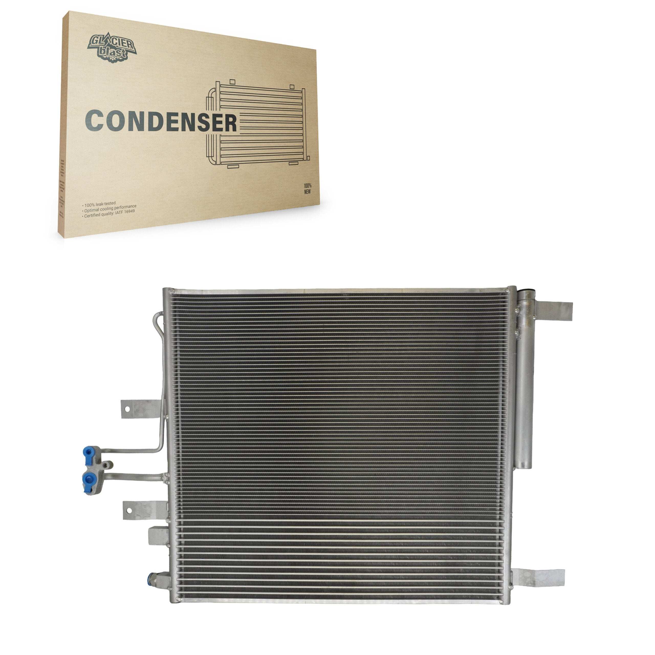 Glacier Blast GLB-CH4392 A/C Condenser for 2013-2020 Ram 1500 Classic, Ram 1500