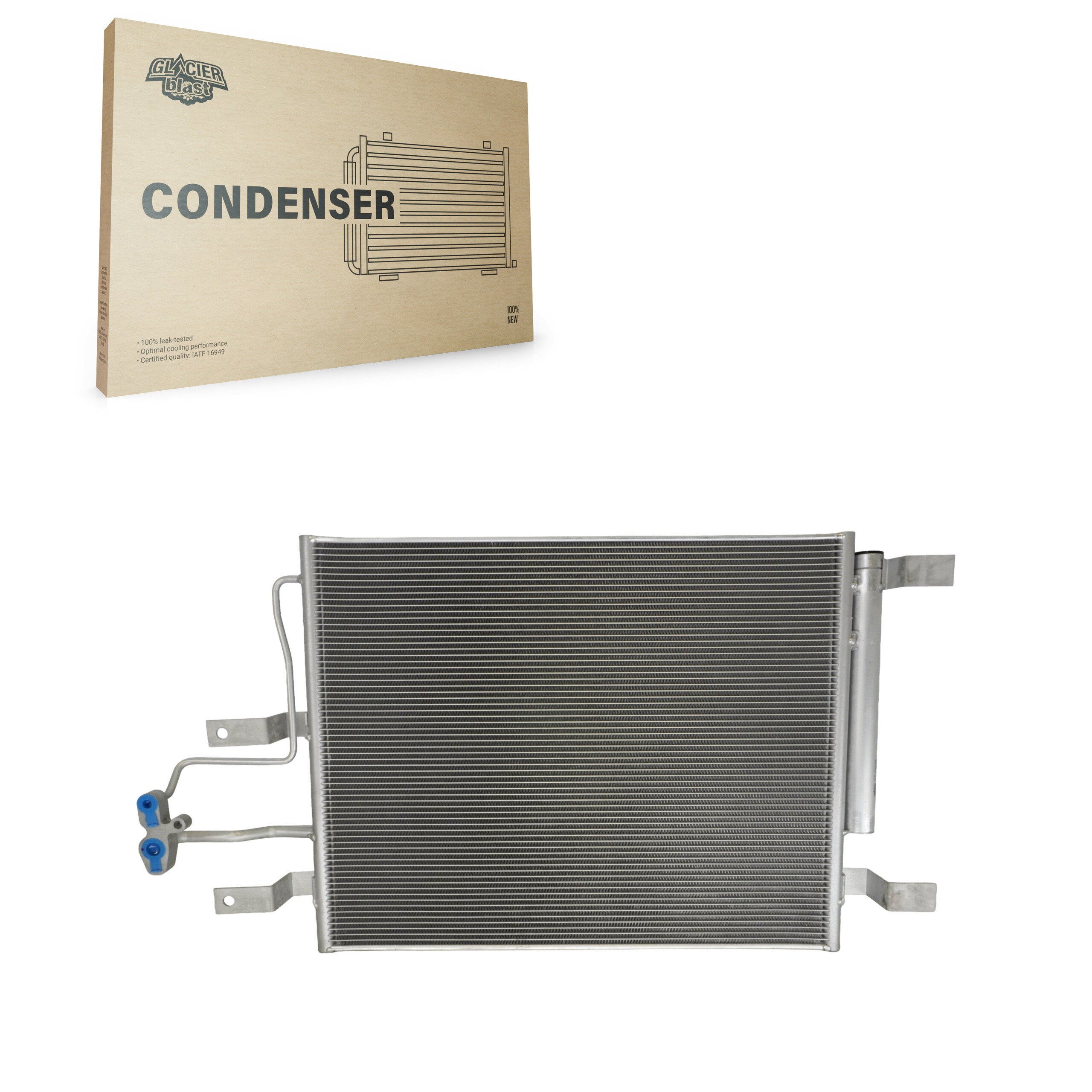Glacier Blast GLB-CH4765 A/C Condenser for 2014-2018 Ram 2500, Ram 3500 and More
