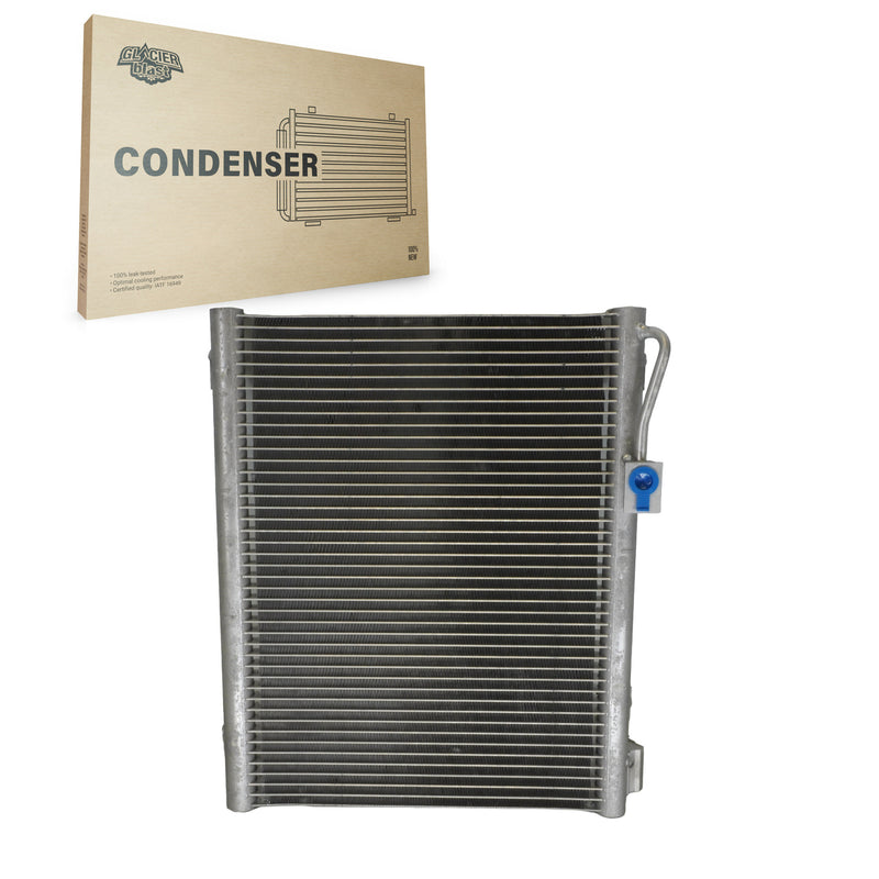 Glacier Blast GLB-CH4984 A/C Condenser for 2002-2008 Dodge Ram 2500, Dodge Ram 3500 and More