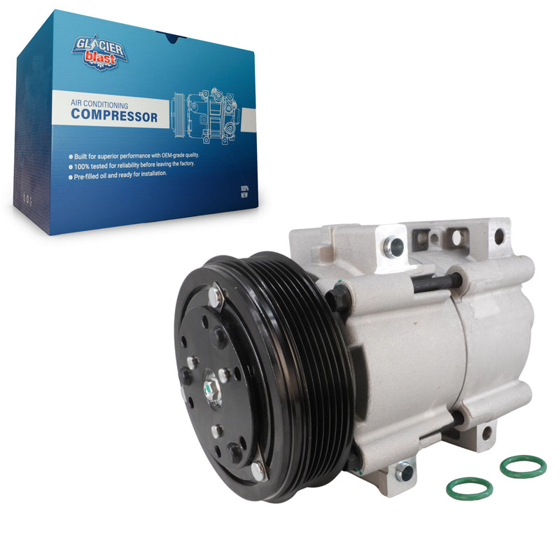 Glacier Blast GLB-FD11476 A/C Compressor for 1994-2011 Ford Ranger, Mazda B2300 and More