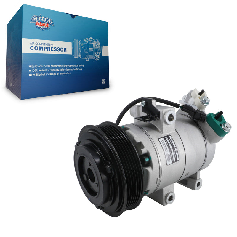 Glacier Blast GLB-FD12840 A/C Compressor for 2008-2012 Ford Escape, Mazda Tribute and More