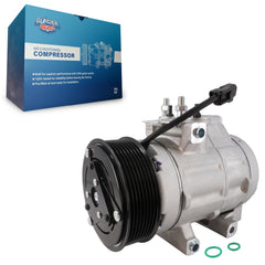 Glacier Blast GLB-FD12862 A/C Compressor for 2011-2019 Ford F-650, Ford F-250 Super Duty and More