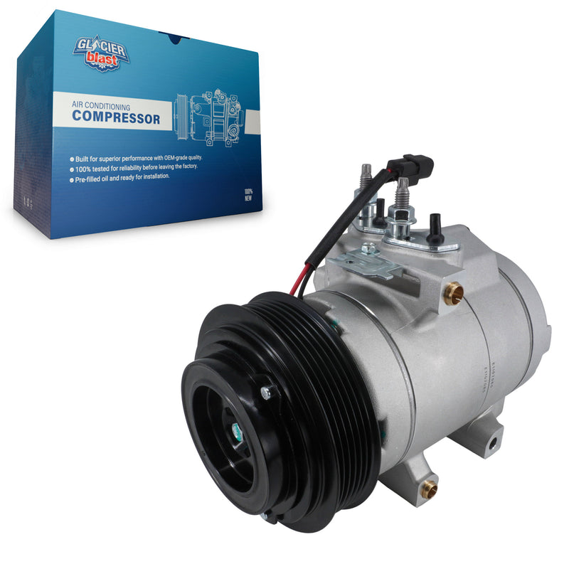Glacier Blast GLB-FD12919 A/C Compressor for 2011-2019 Ford F-650, Ford F-750 and More