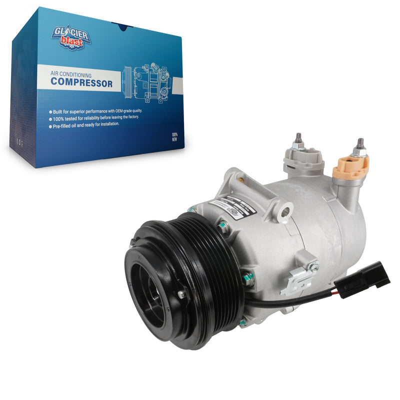 Glacier Blast GLB-FD13383 A/C Compressor for 2015-2019 Ford Transit-150, Ford Transit-250 and More