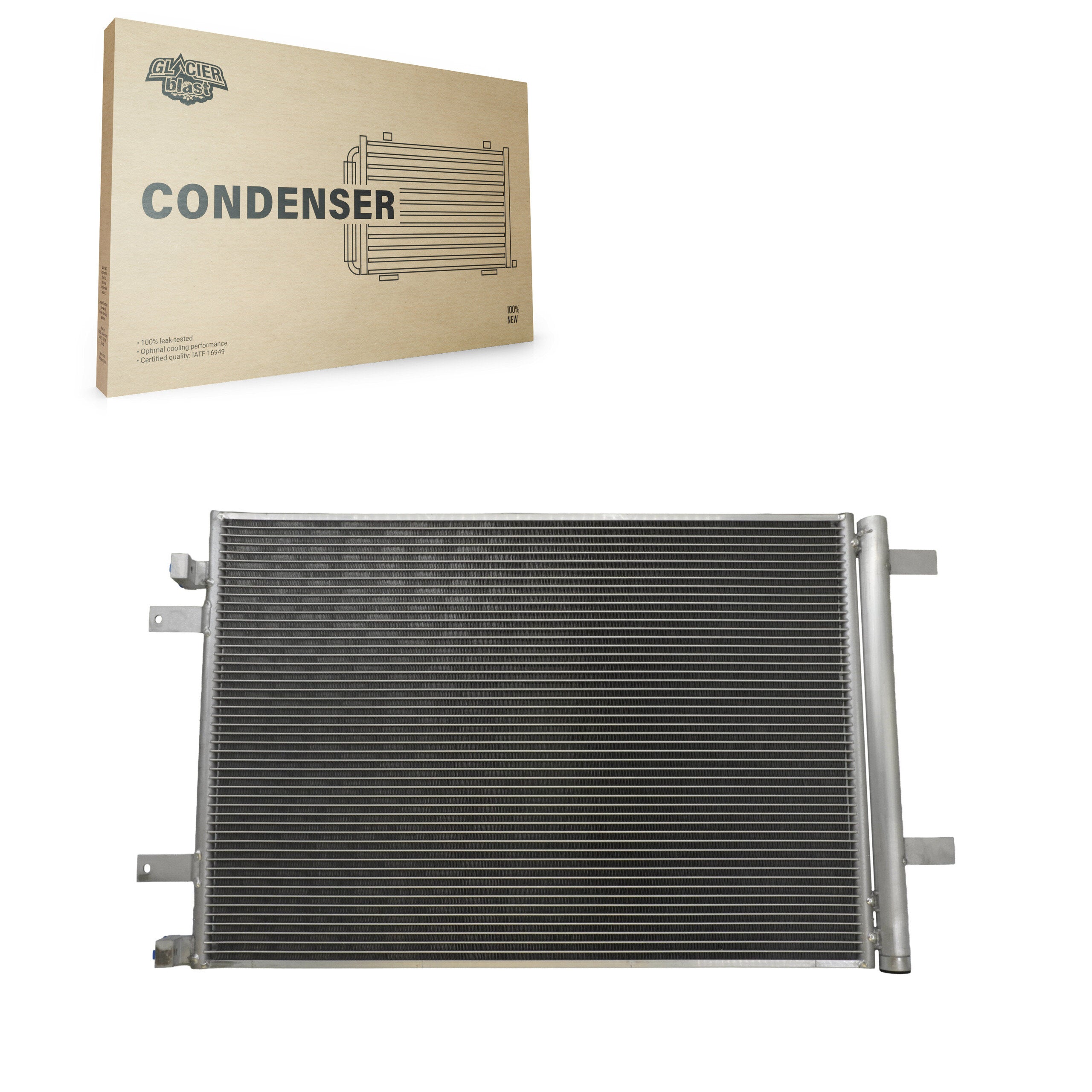 Glacier Blast GLB-FD30088 A/C Condenser for 2017-2023 Ford F-250 Super Duty, Ford F-350 Super Duty and More