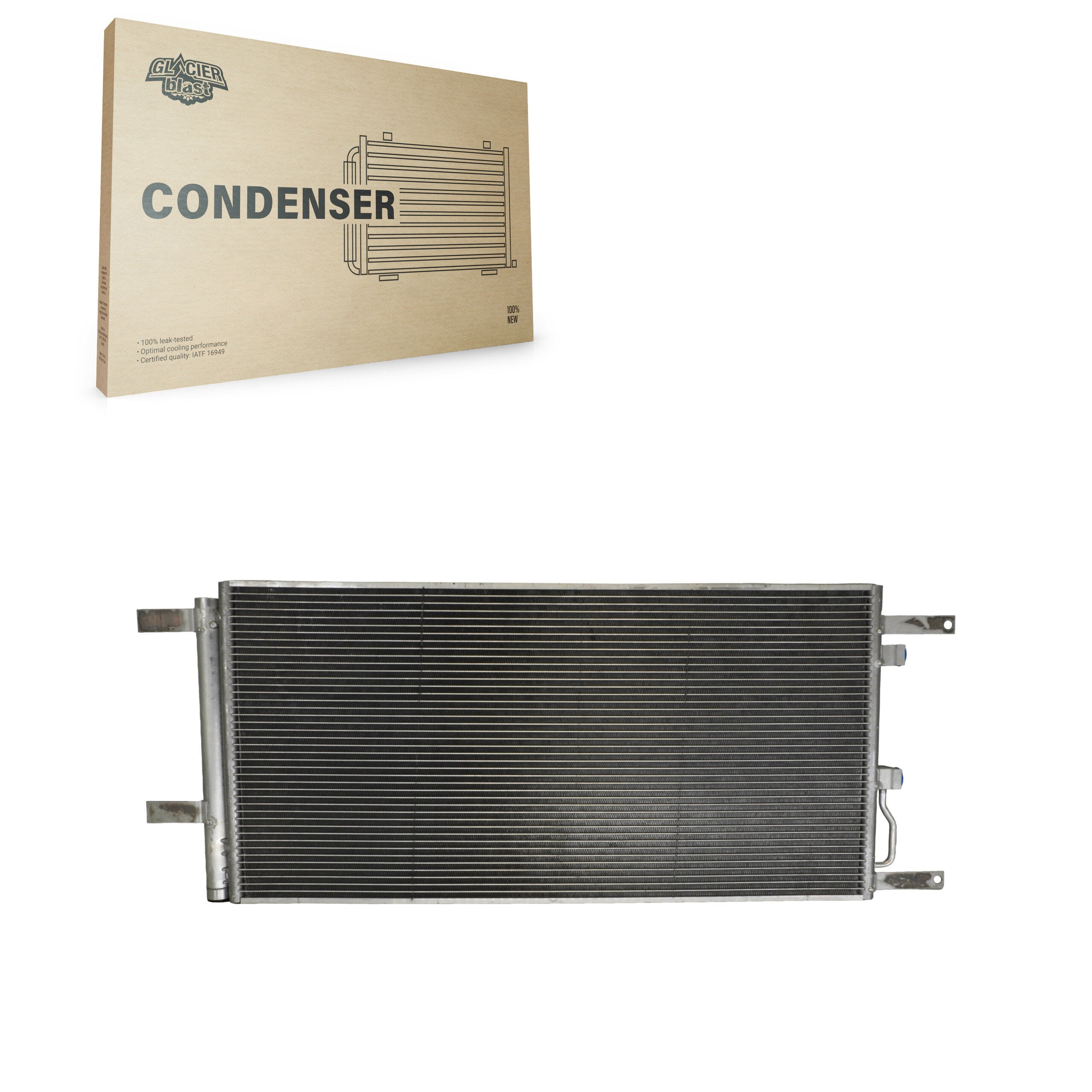 Glacier Blast GLB-FD30089 A/C Condenser for 2017-2022 Ford F-250 Super Duty, Ford F-350 Super Duty and More