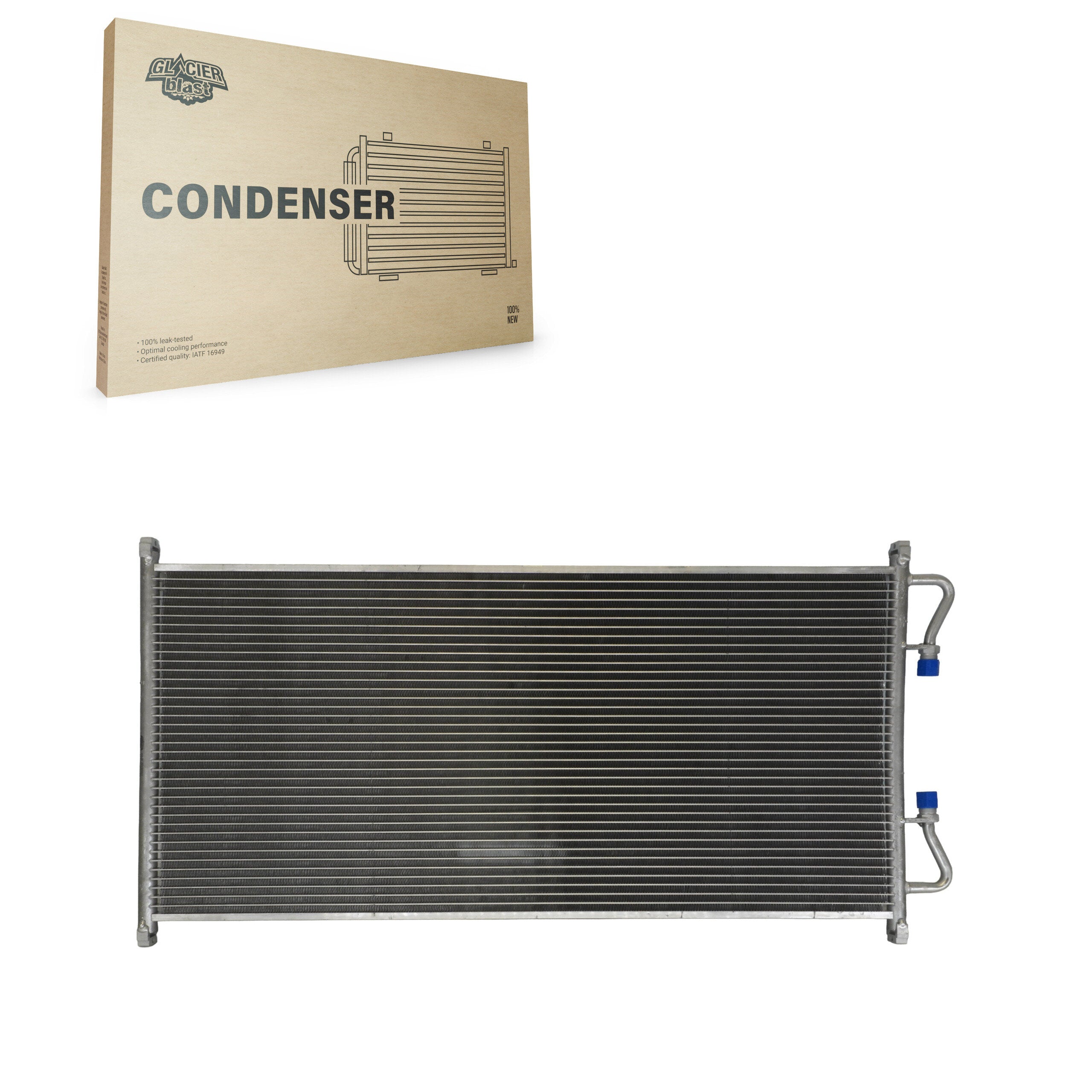 Glacier Blast GLB-FD3092 A/C Condenser for 2004-2008 Lincoln Mark LT, Ford F-150