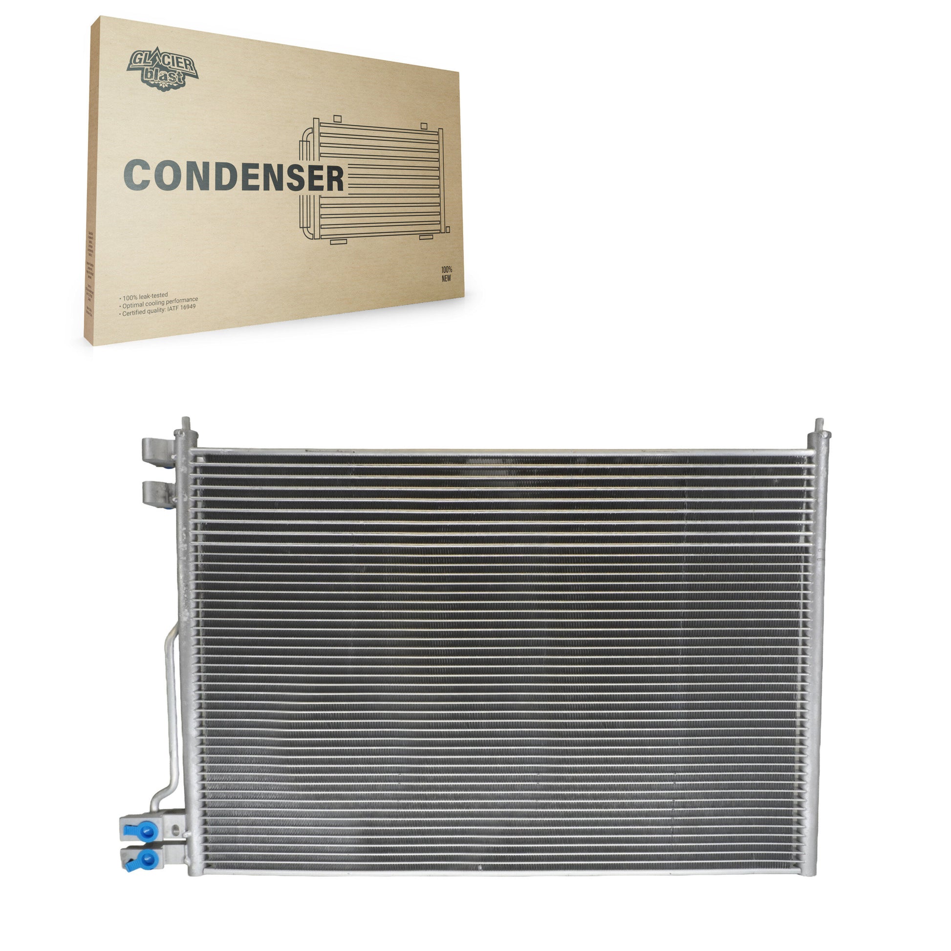 Glacier Blast GLB-FD3557 A/C Condenser for 2006-2011 Ford Crown Victoria, Lincoln Town Car and More