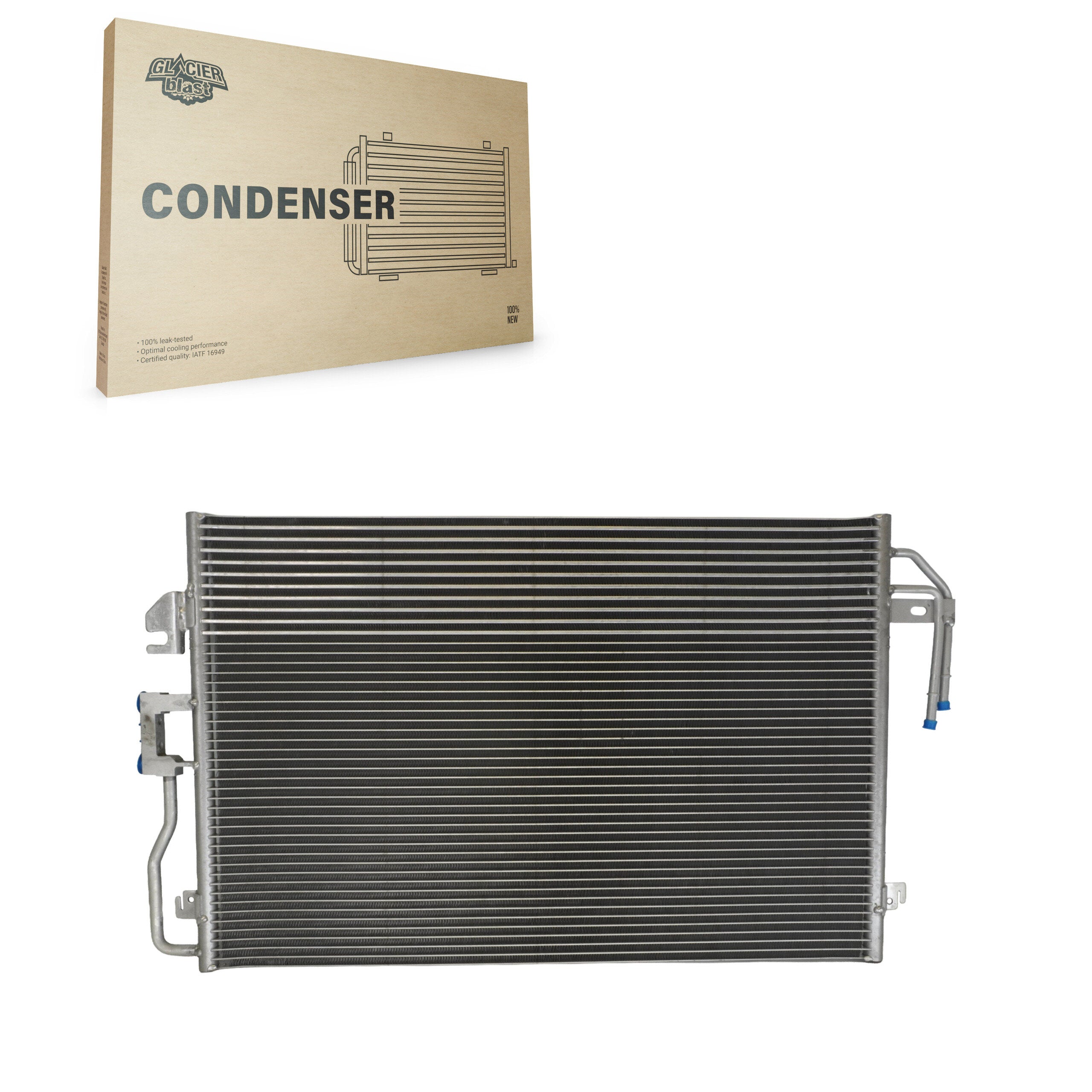Glacier Blast GLB-FD3675 A/C Condenser for 2008-2008 Ford Escape, Mazda Tribute and More