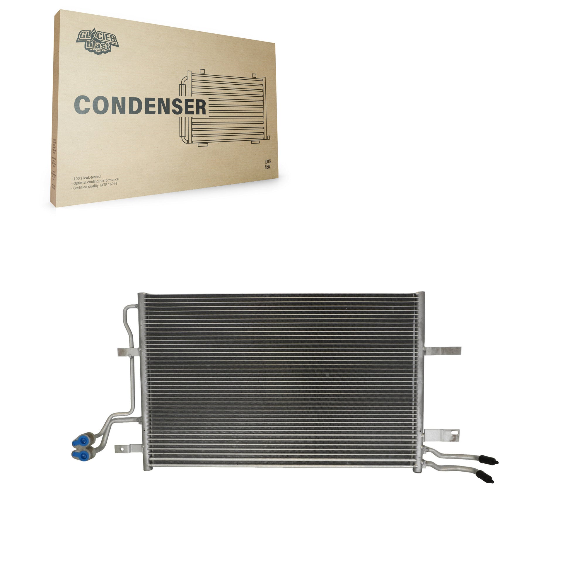 Glacier Blast GLB-FD3678 A/C Condenser for 2008-2012 Ford Flex, Ford Taurus and More