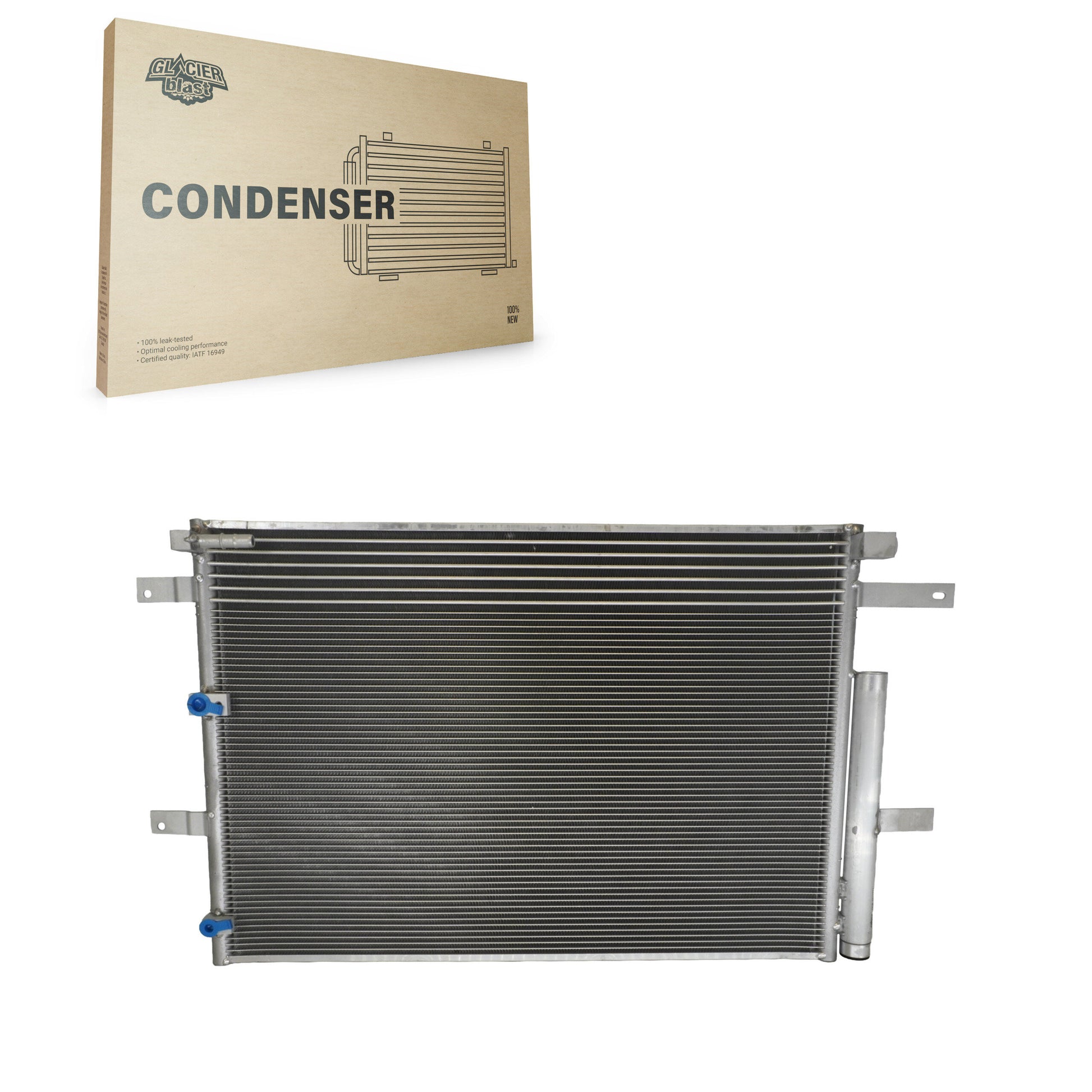 Glacier Blast GLB-FD3894 A/C Condenser for 2011-2015 Ford Edge, Lincoln MKX