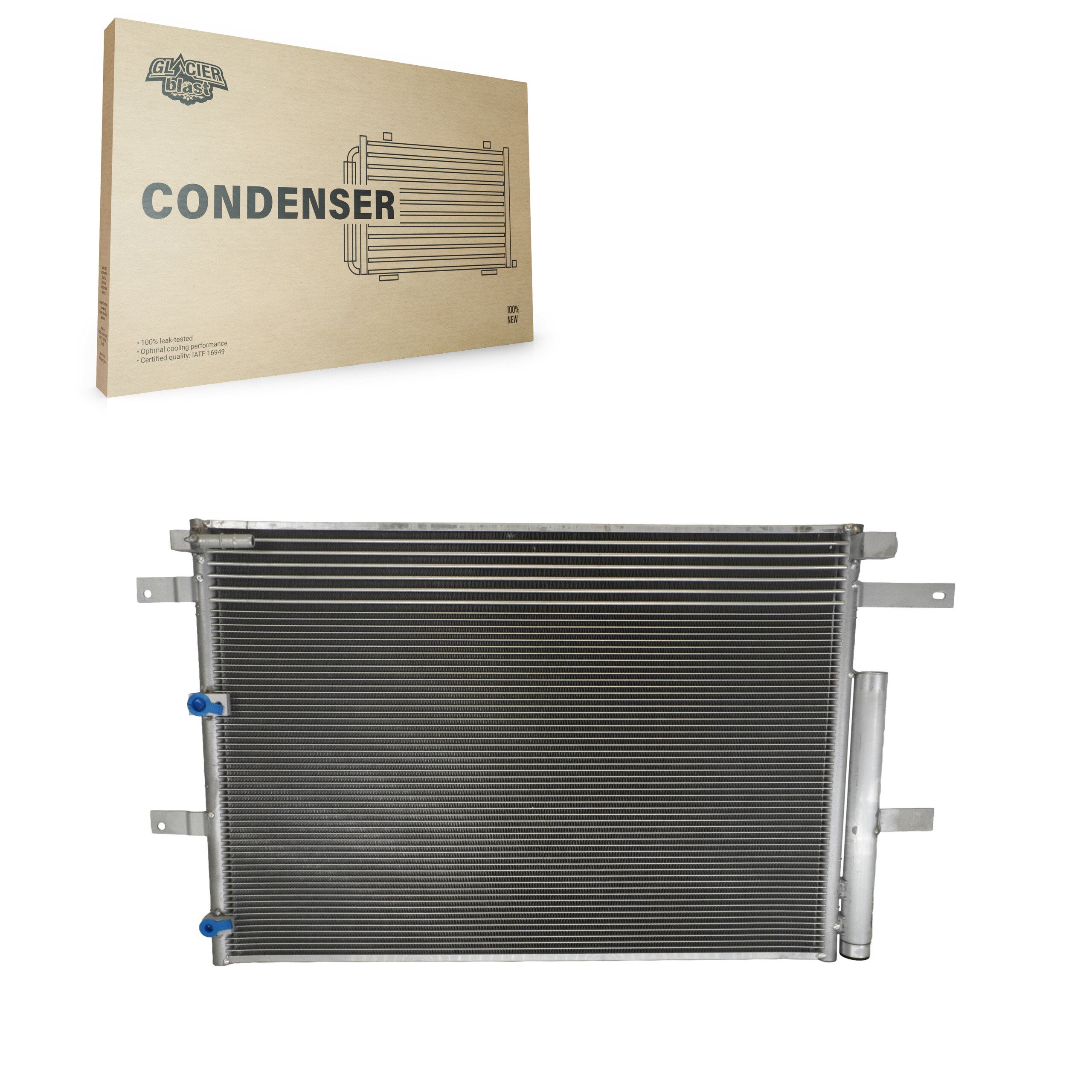 Glacier Blast GLB-FD3894 A/C Condenser for 2011-2015 Ford Edge, Lincoln MKX