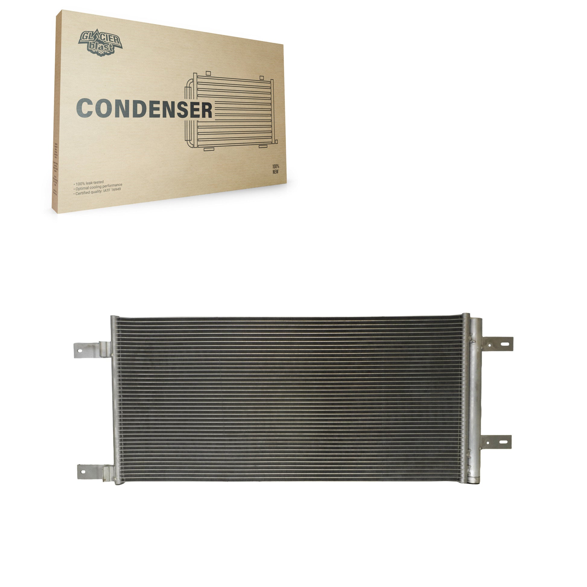 Glacier Blast GLB-FD3937 A/C Condenser for 2011-2016 Ford F-250 Super Duty, Ford F-350 Super Duty and More