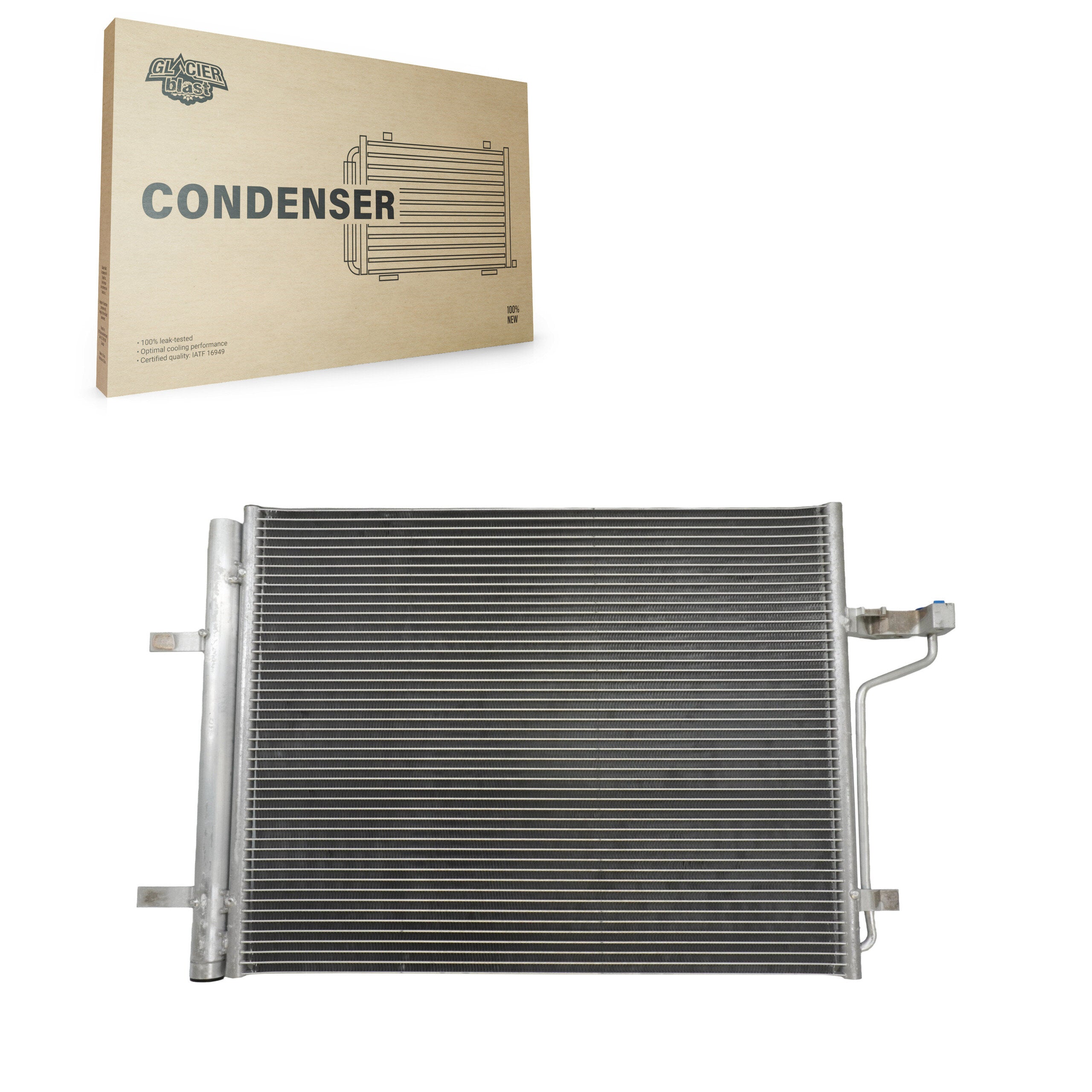 Glacier Blast GLB-FD4106 A/C Condenser for 2013-2019 Ford Escape, Ford C-Max
