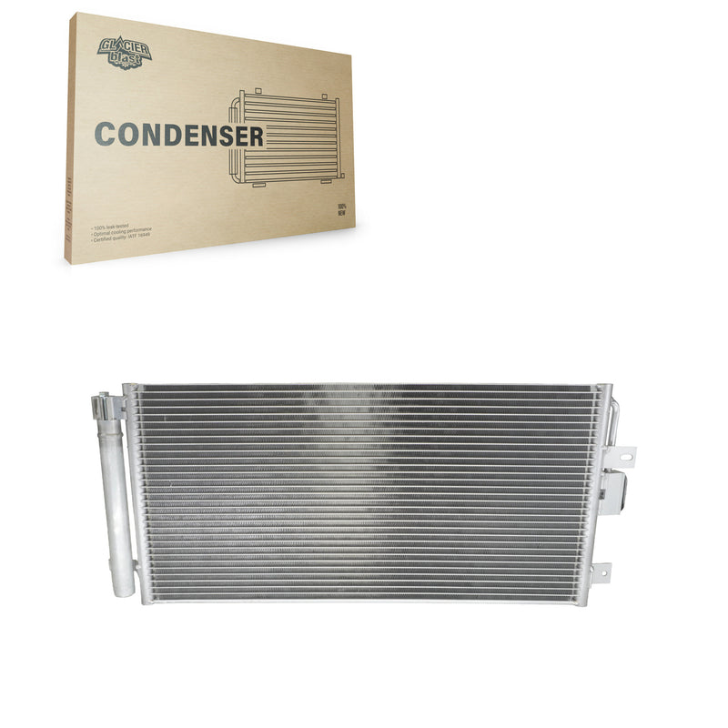Glacier Blast GLB-FI3987 A/C Condenser for 2012-2019 Fiat 500