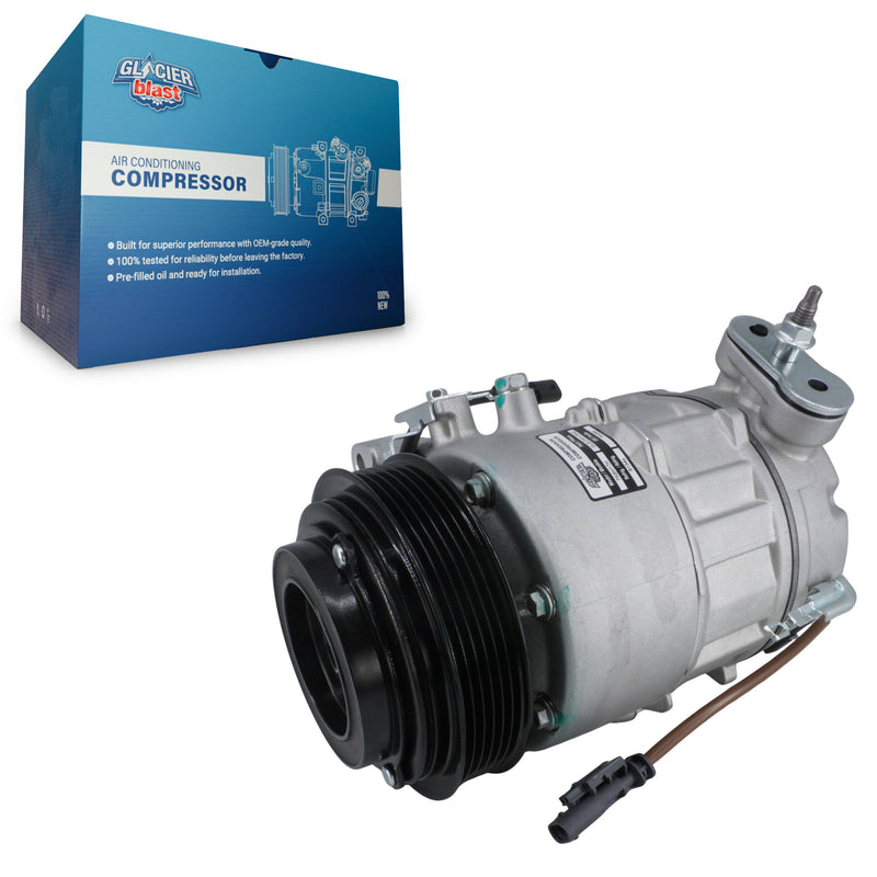 Glacier Blast GLB-GM12942 A/C Compressor for 2012-2016 Chevrolet Equinox, GMC Terrain and More