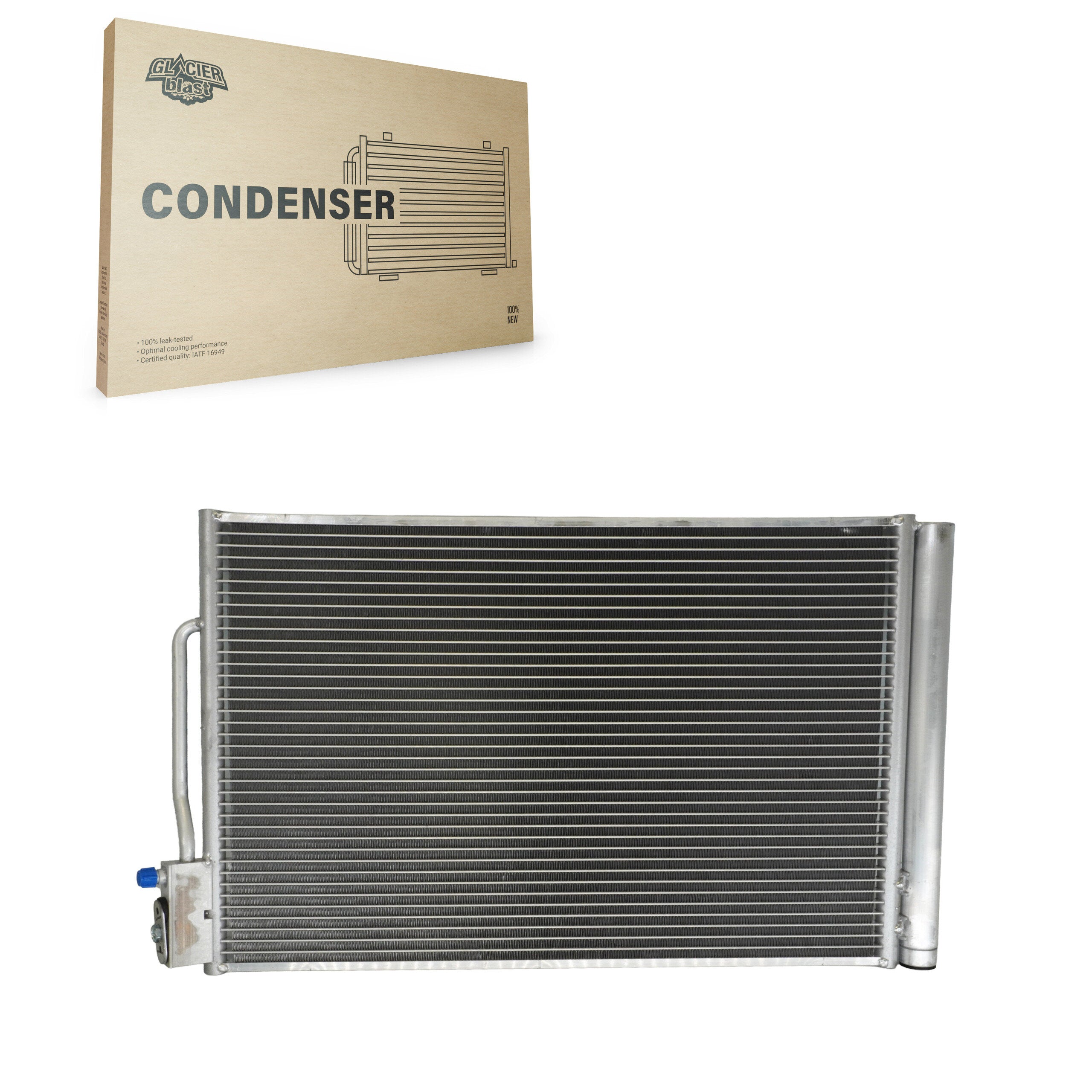 Glacier Blast GLB-GM30026 A/C Condenser for 2016-2024 Buick Regal Sportback, Buick Regal TourX and More