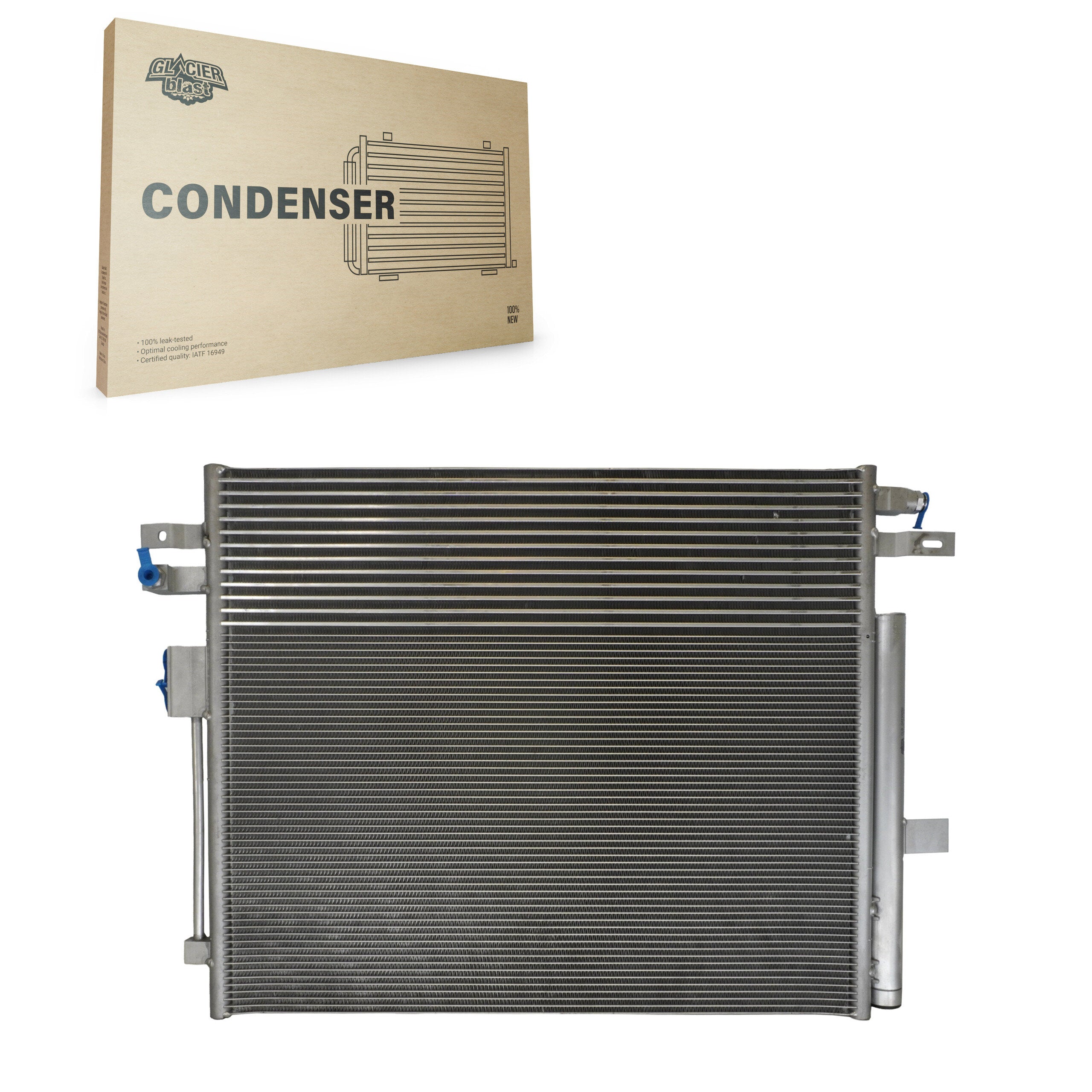 Glacier Blast GLB-GM30091 A/C Condenser for 2016-2022 Chevrolet Colorado, GMC Canyon