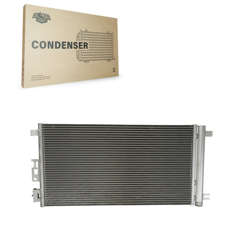 Glacier Blast GLB-GM3279 A/C Condenser for 2004-2012 Saturn Aura, Pontiac G6 and More