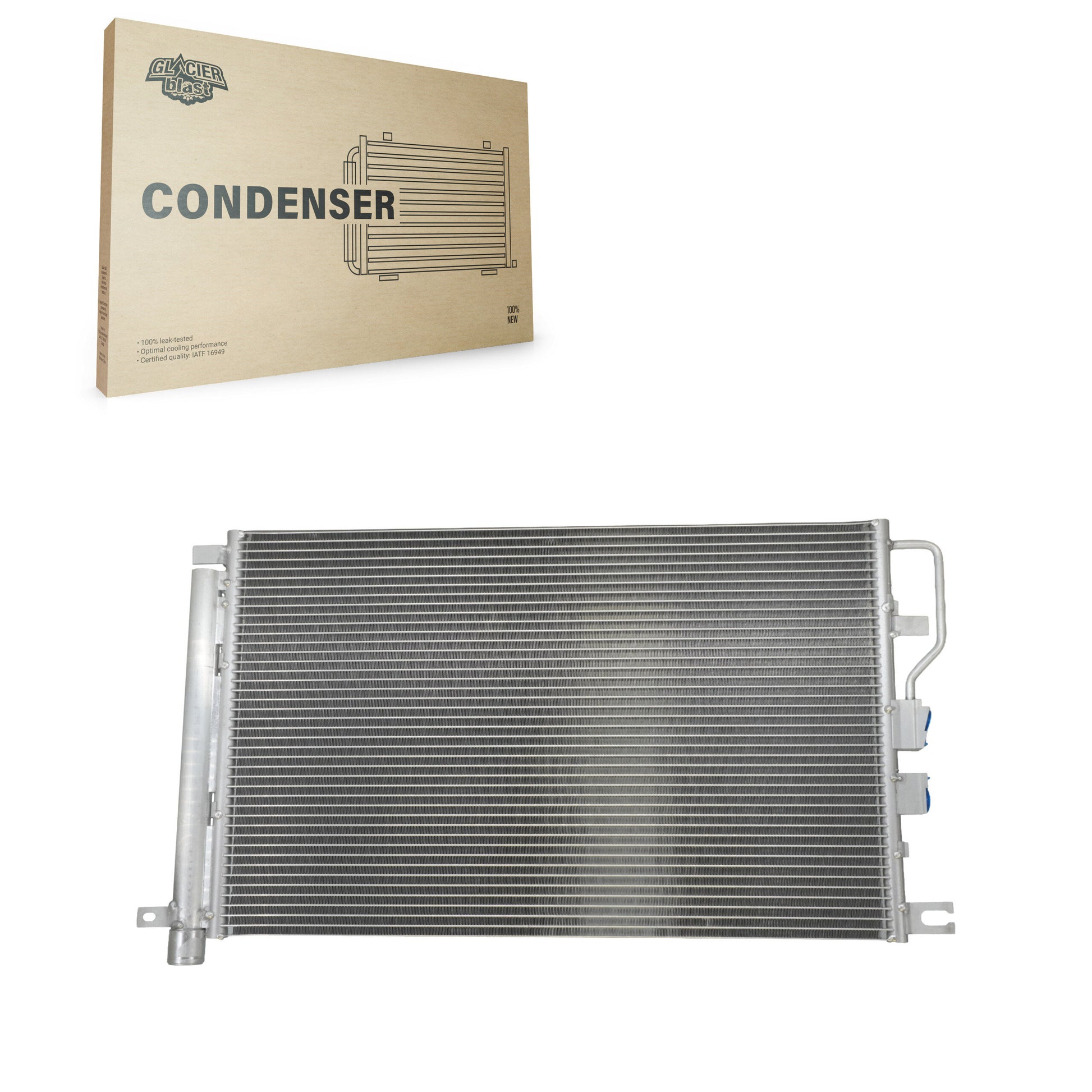 Glacier Blast GLB-GM3789 A/C Condenser for 2010-2015 Chevrolet Equinox, GMC Terrain